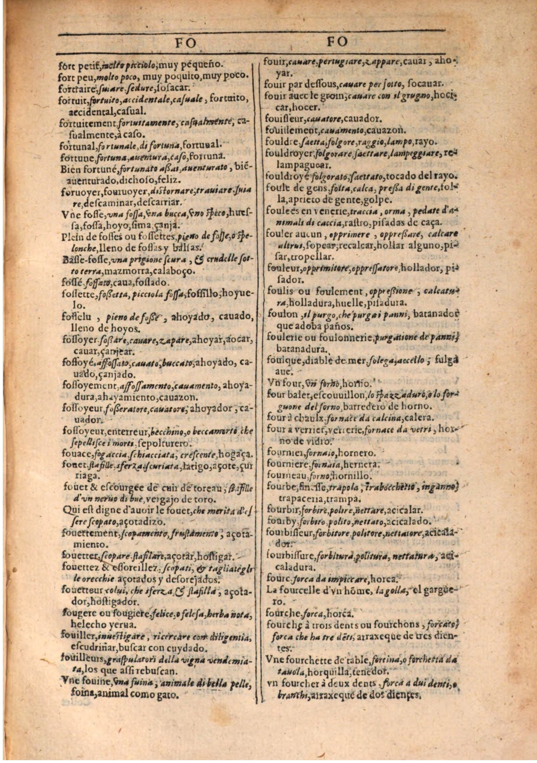 1609 - Philippe Albert et Alexandre Pernet - Trésor des trois langues française, italienne et espagnole (Seconde partie) - BSB Munich 1609 - Philippe Albert et Alexandre Pernet - Trésor des trois langues française, italienne et espagnole (Seconde partie) - BSB Munich