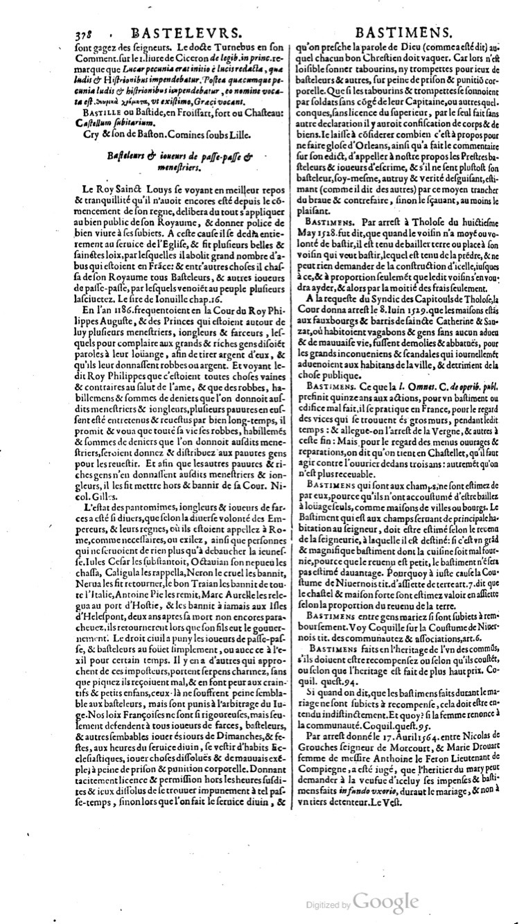 1629 - Veuve Nicolas Buon - Trésor du droit français (29620 T. 1) - BM Lyon
