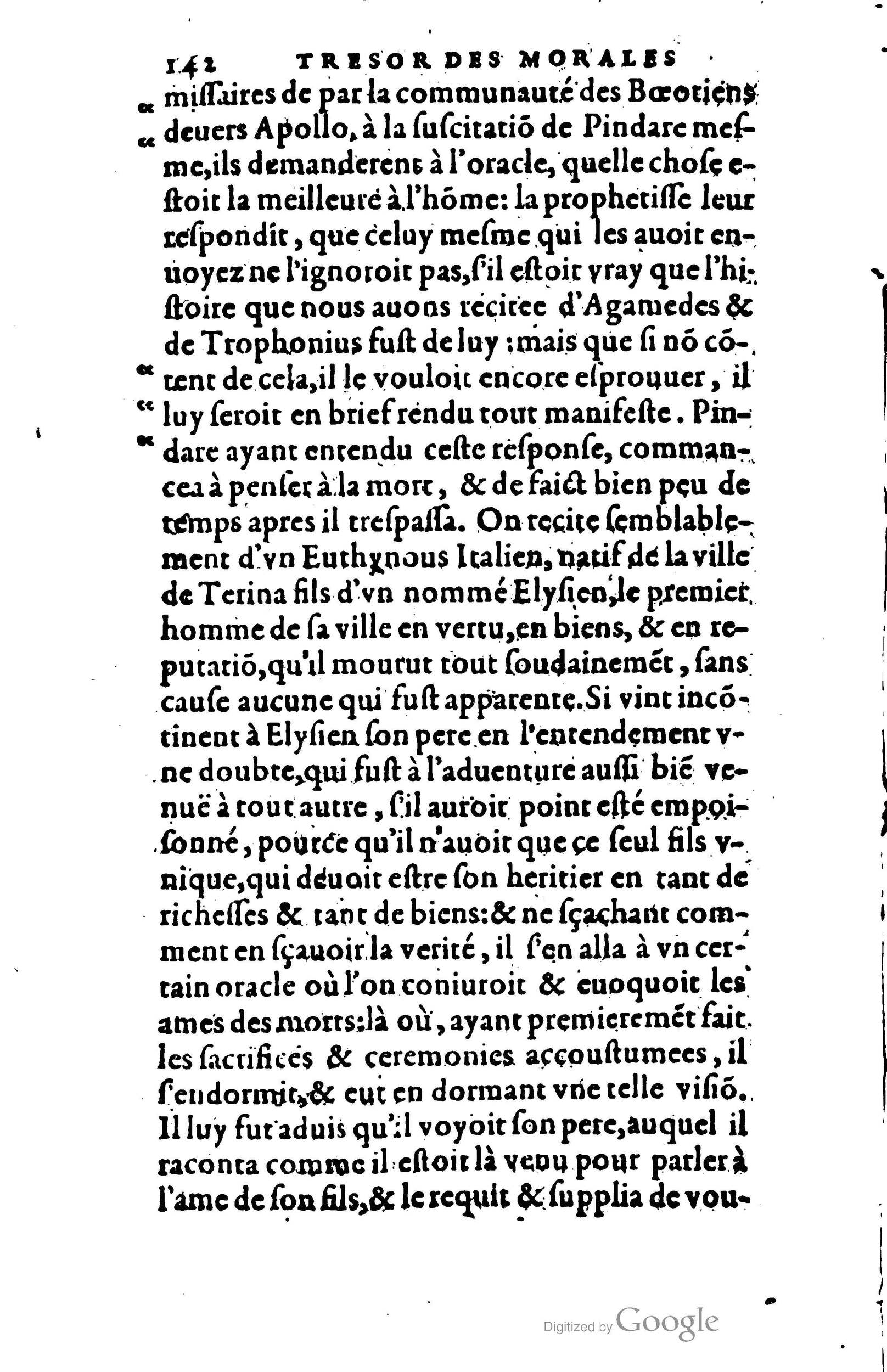 1578 - Jean Poupy - Trésor des morales de Plutarque - BSB Munich