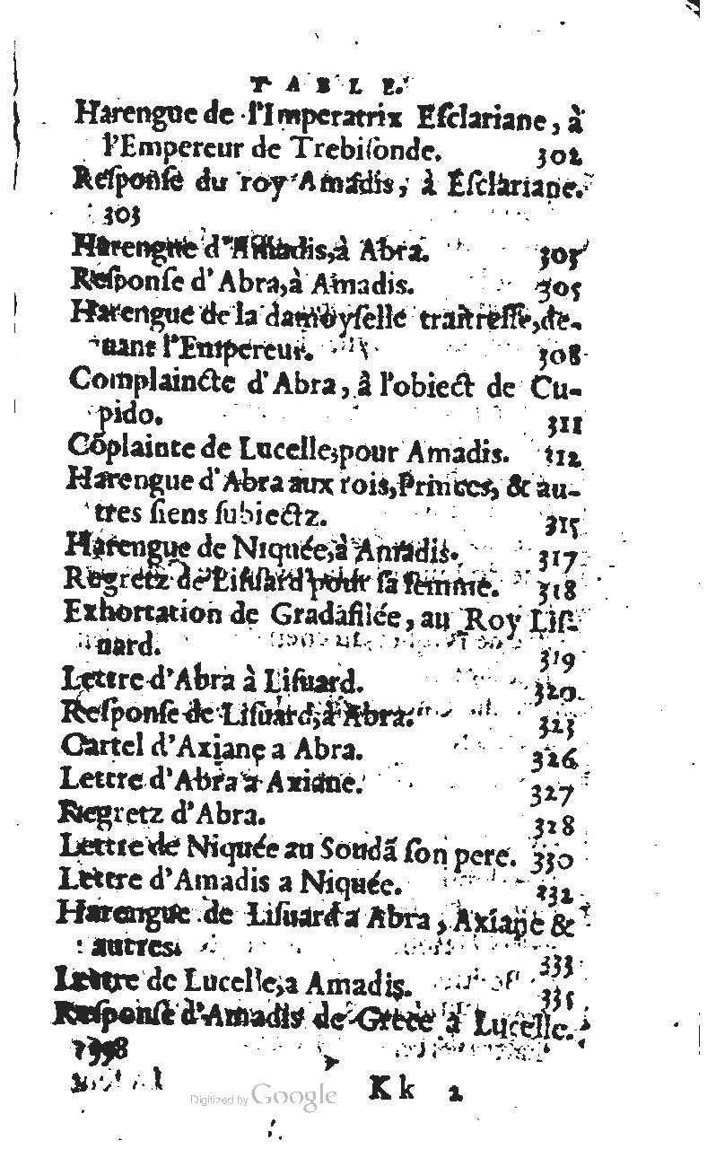 1567 - Jean Pygot - Trésor des Amadis - BM Lyon 1567 - Jean Pygot - Trésor des Amadis - BM Lyon