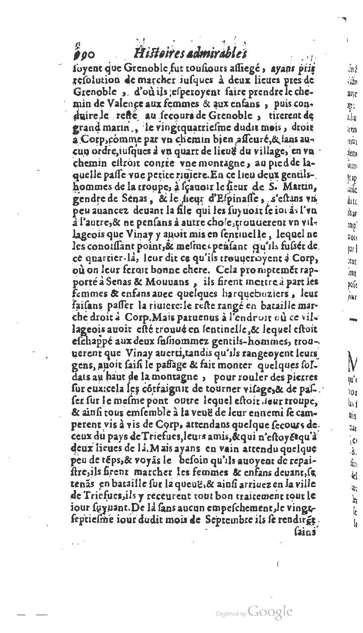 1610 - Paul Marceau - Trésor d’histoires admirables et mémorables - BSB Munich