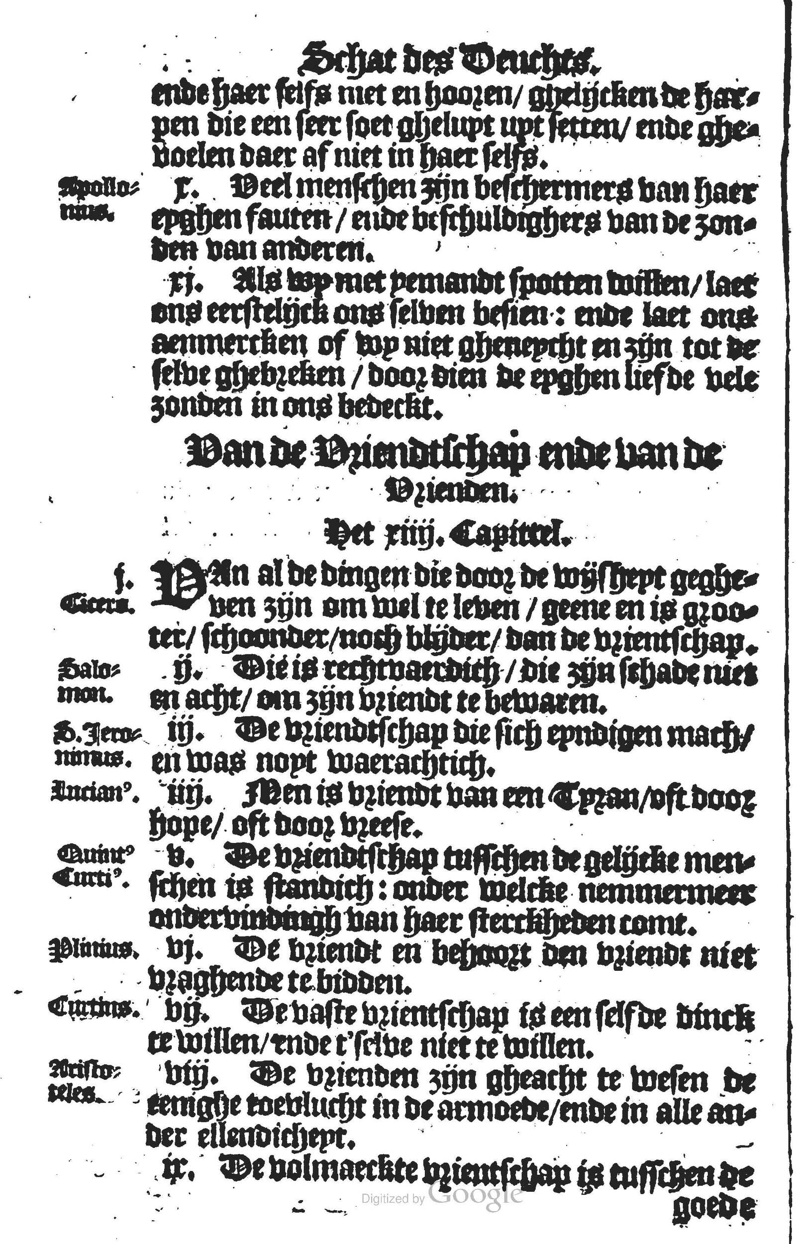 1594 - Cornelis Claesz - Trésor de vertu - BU Leiden