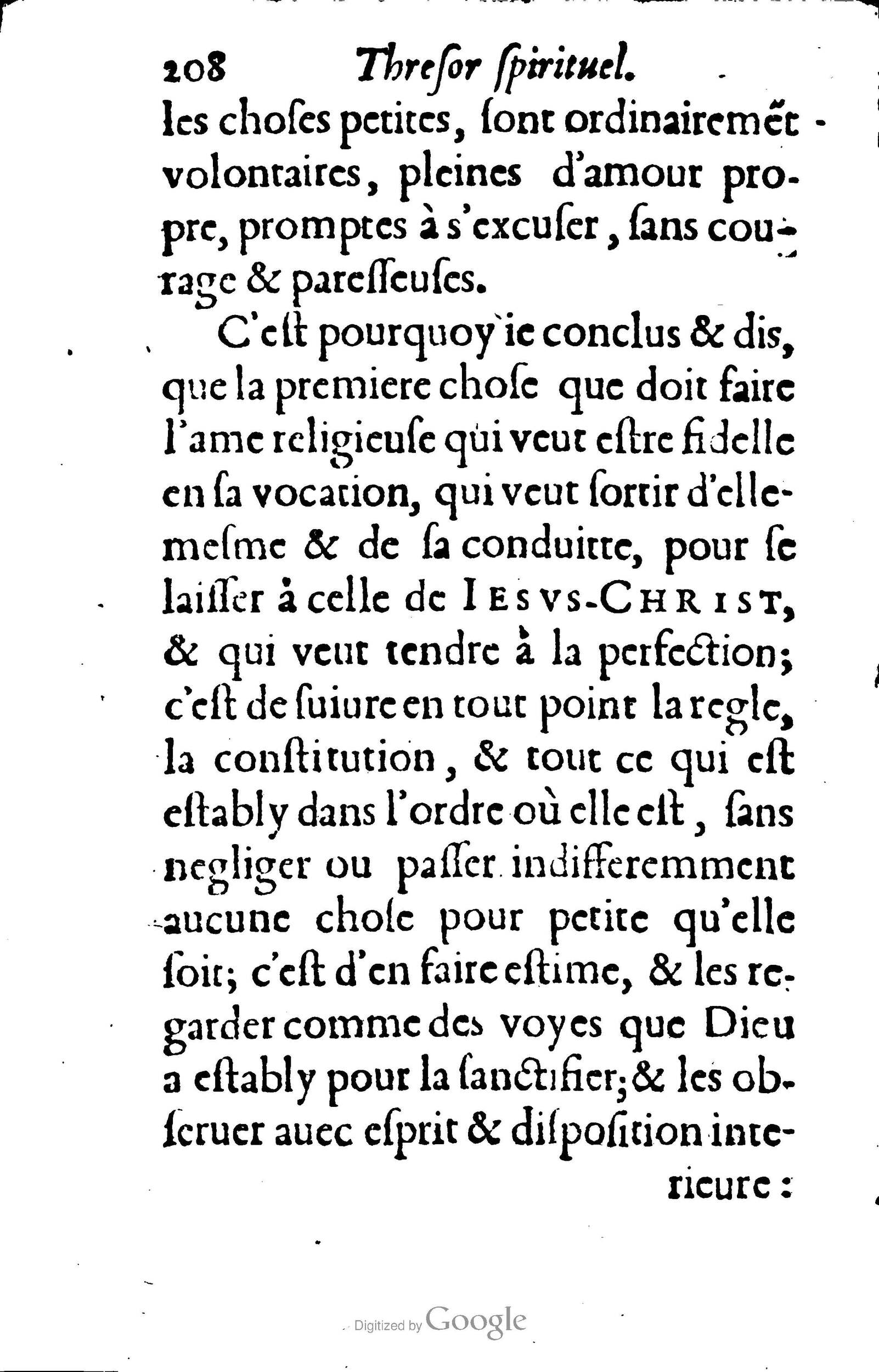 1633 - François Waudré - Trésor spirituel contenant les excellences du christianisme - BM Lyon