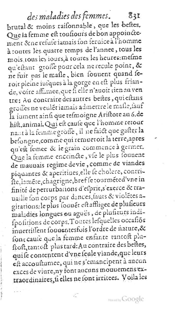 1585 - Jacques du Puis - Trésor des remèdes secrets pour les maladies des femmes - BnF