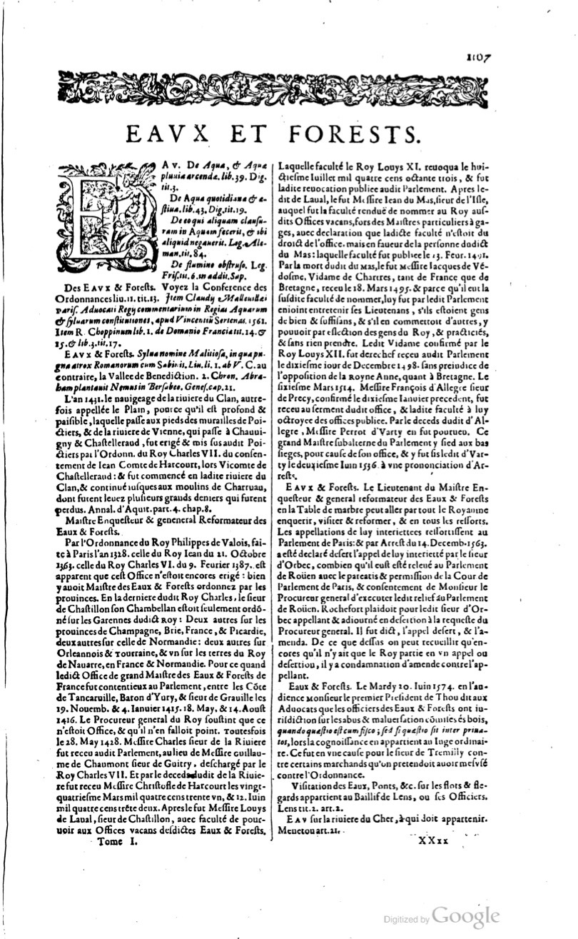 1629 - Veuve Nicolas Buon - Trésor du droit français (29620 T. 1) - BM Lyon