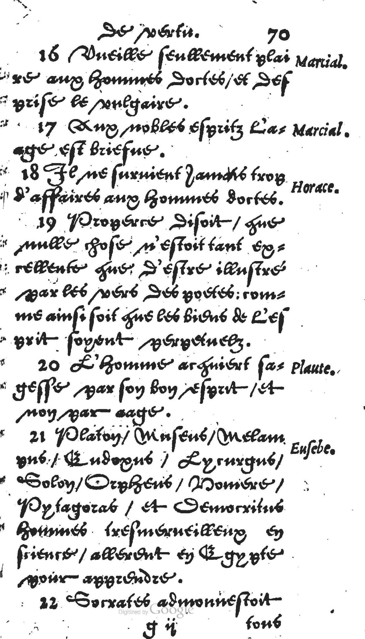 1560 - Jean Bellère - Trésor de vertu - Det Kongelige Bibliotek