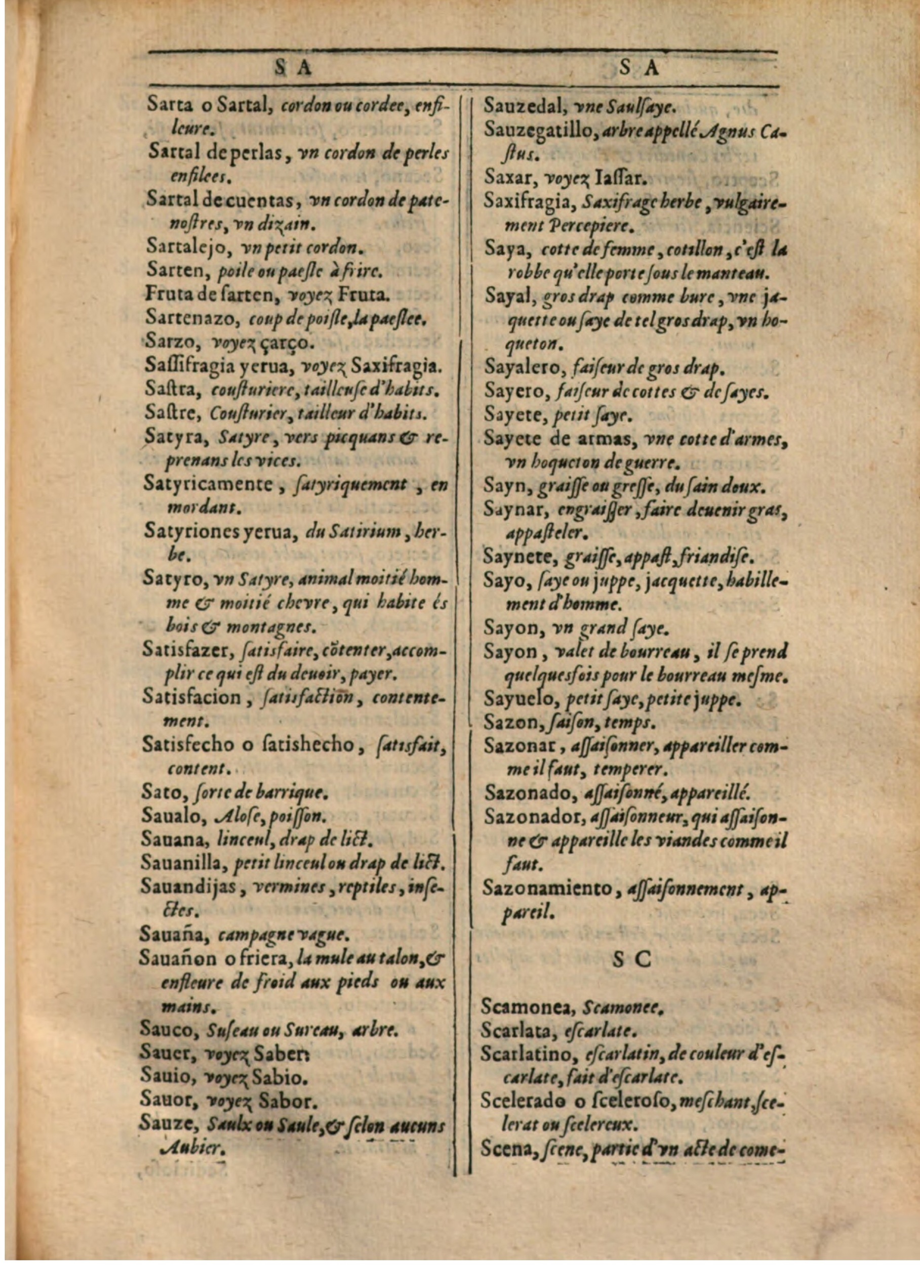 1607 - Marc Orry - Trésor des deux langues espagnole et française (Première partie) - BSB Munich 1607 - Marc Orry - Trésor des deux langues espagnole et française (Première partie) - BSB Munich