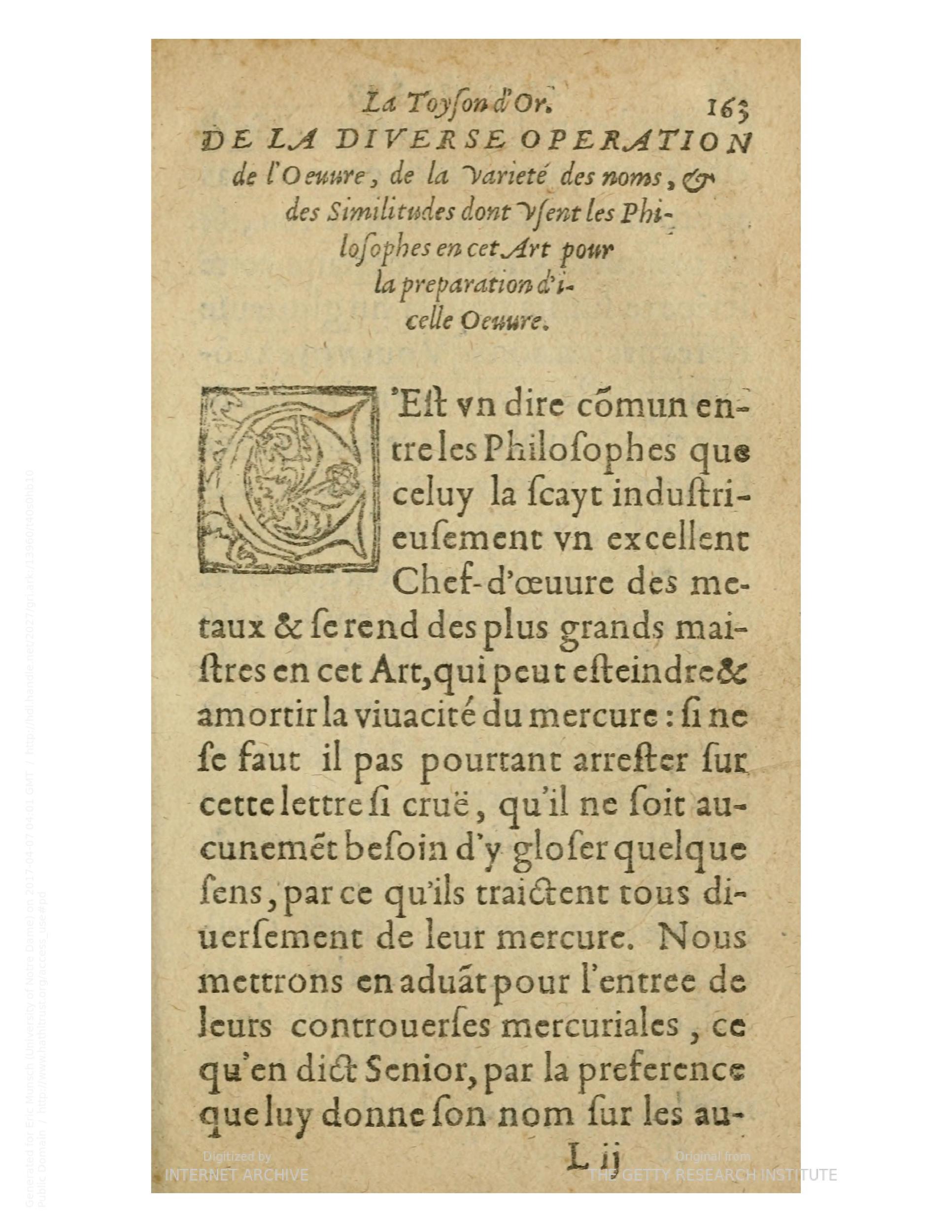 1612 - Charles Sevestre - Toison d’or ou la fleur des trésors - Getty Research Institute