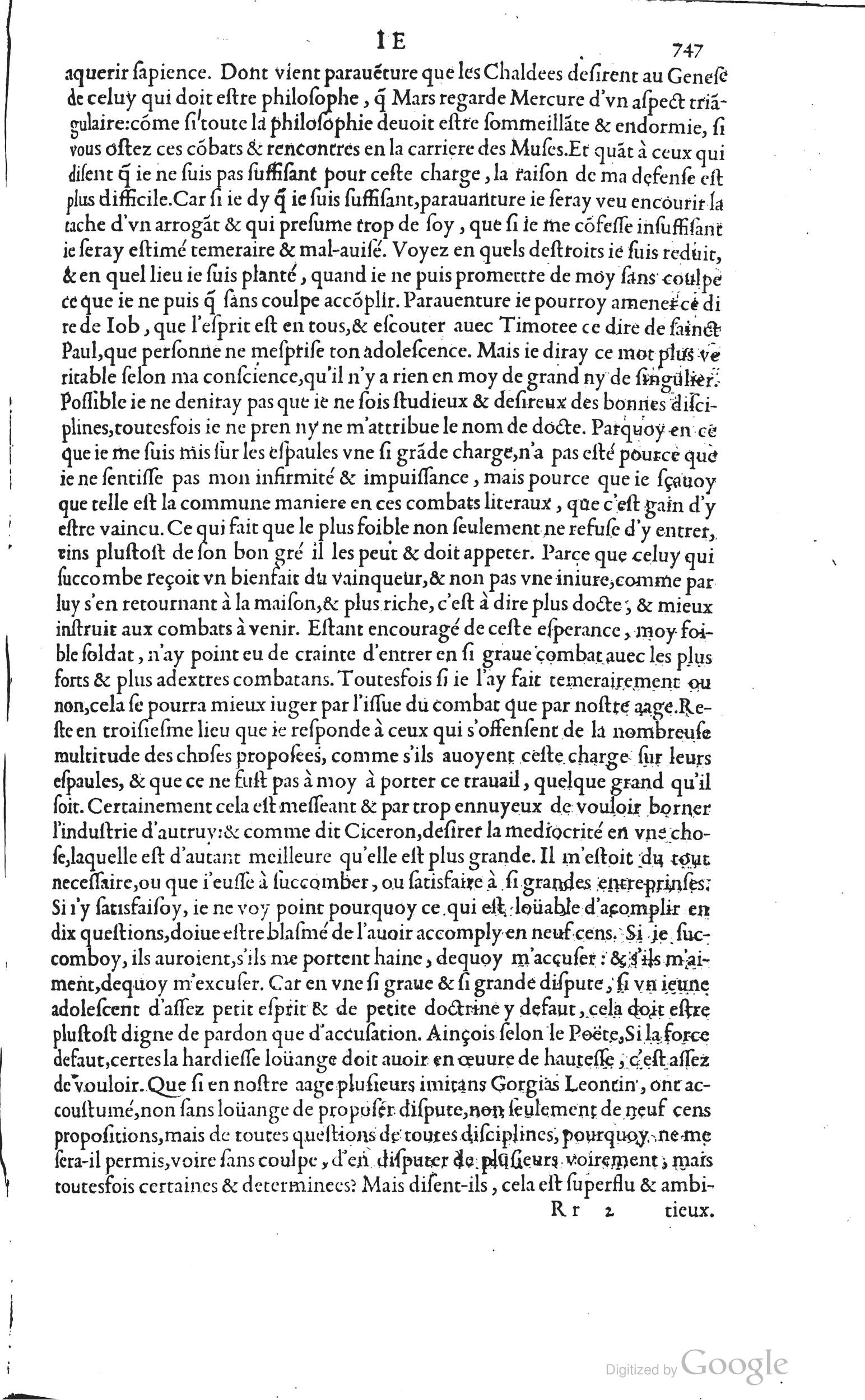1585 - Barthélemy Honorat - Bibliothèques françaises - BSB Munich