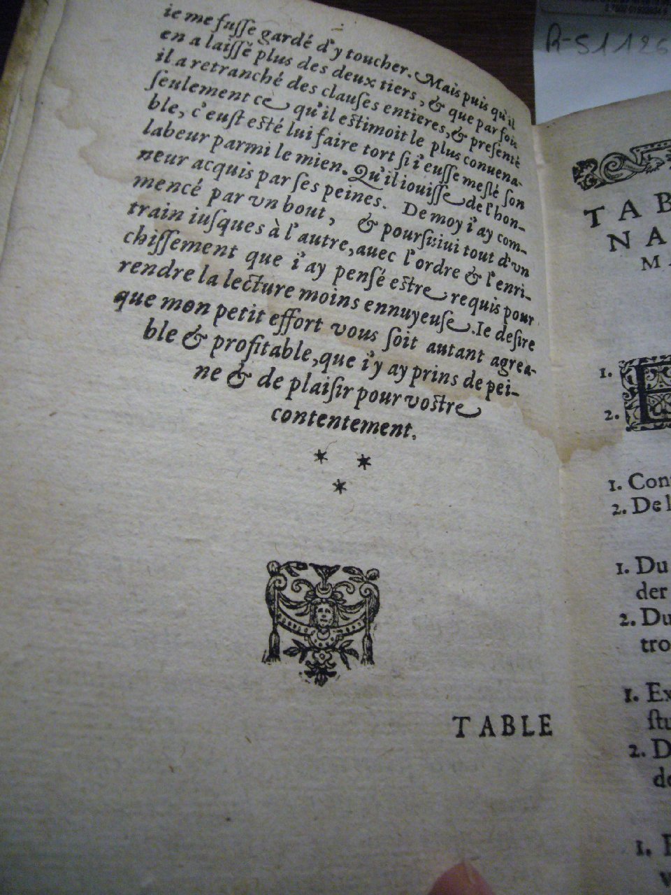 1604 - Jean Houzé - Œuvres morales et mêlées de Sénèque, Trésor de philosophie morale - T. 2 - BnF