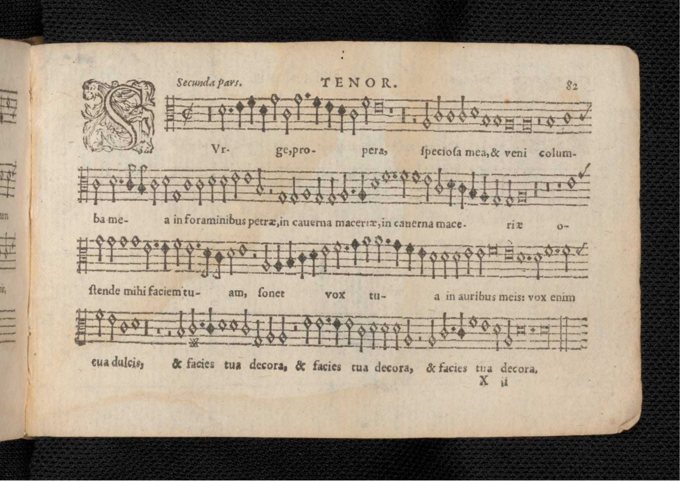 1576 - [Pierre de Saint-André] - Trésor de musique d’Orlande de Lassus Tenor - KBR Bruxelles