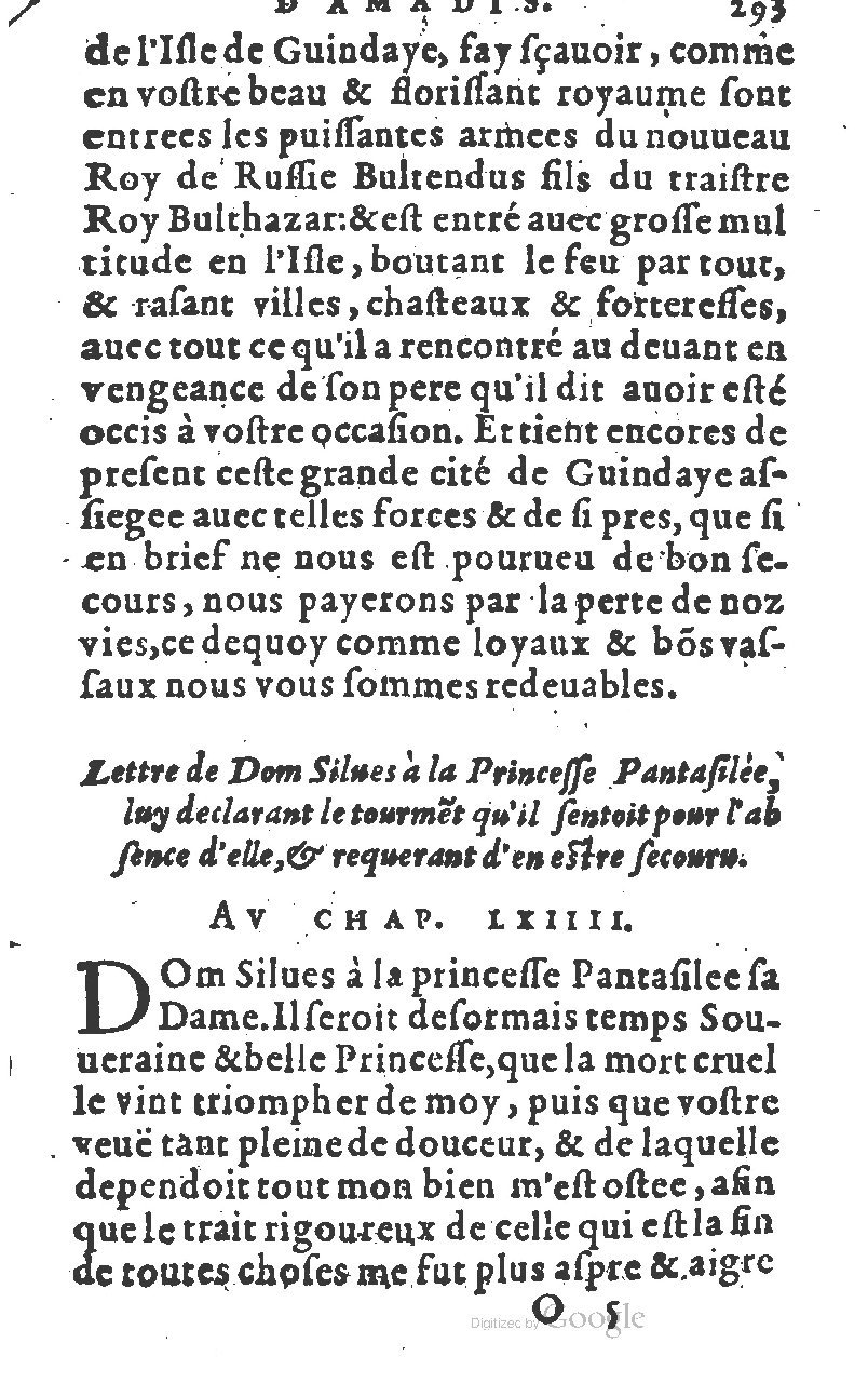 1582 - Jean Huguetan - Trésor des Amadis T. 1 - BM Lyon