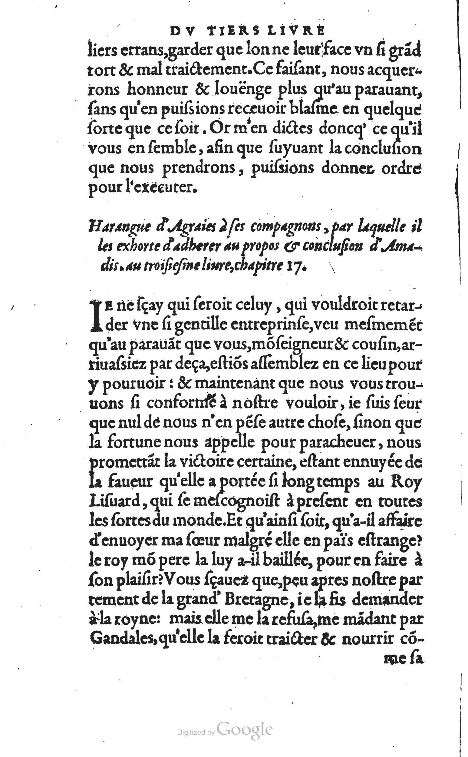 1560 - Vincent Sertenas et Gilles Robinot - Trésor des Amadis - British Library