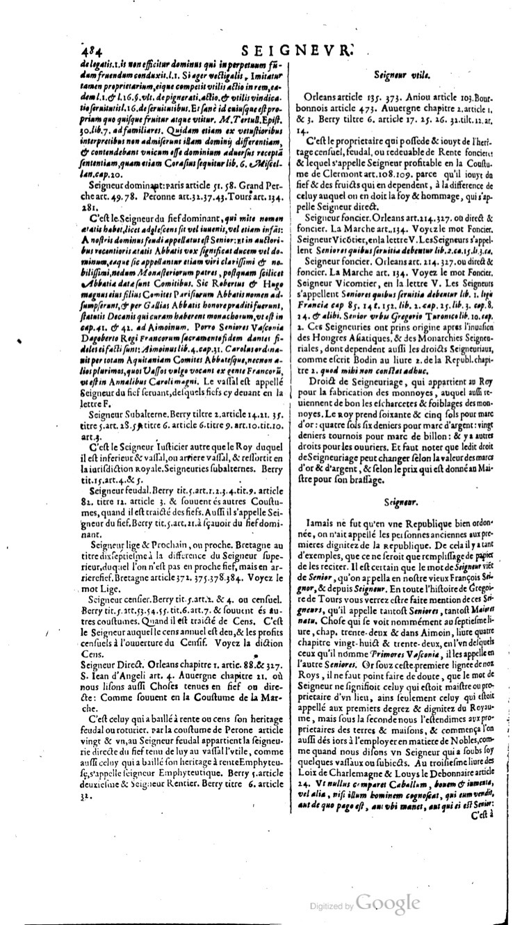 1629 - Veuve Nicolas Buon - Trésor du droit français (21754 T. 3) - BM Lyon