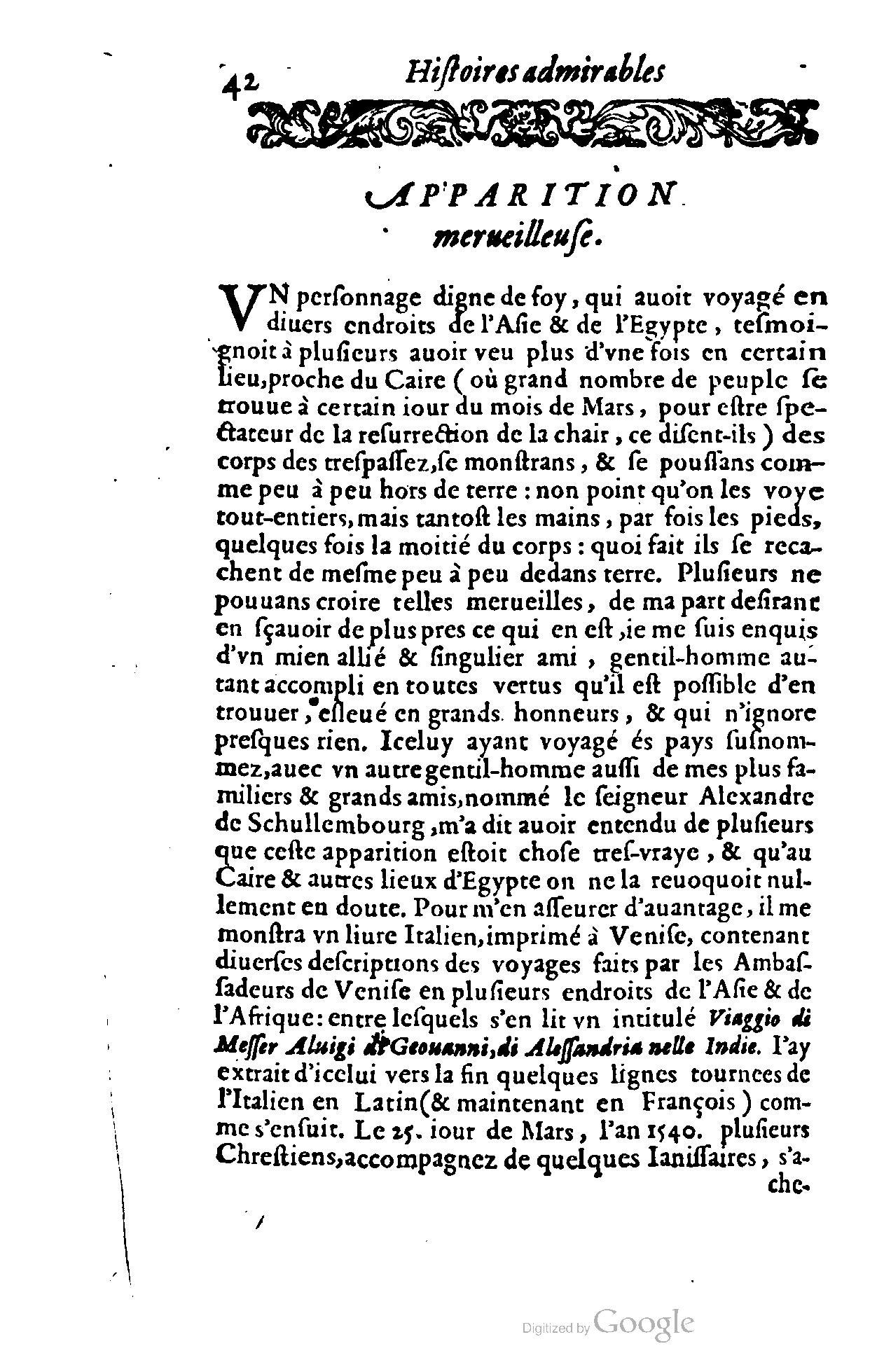 1620 - Samuel Crespin - Trésor d’histoires admirables et mémorables - BCU Lausanne