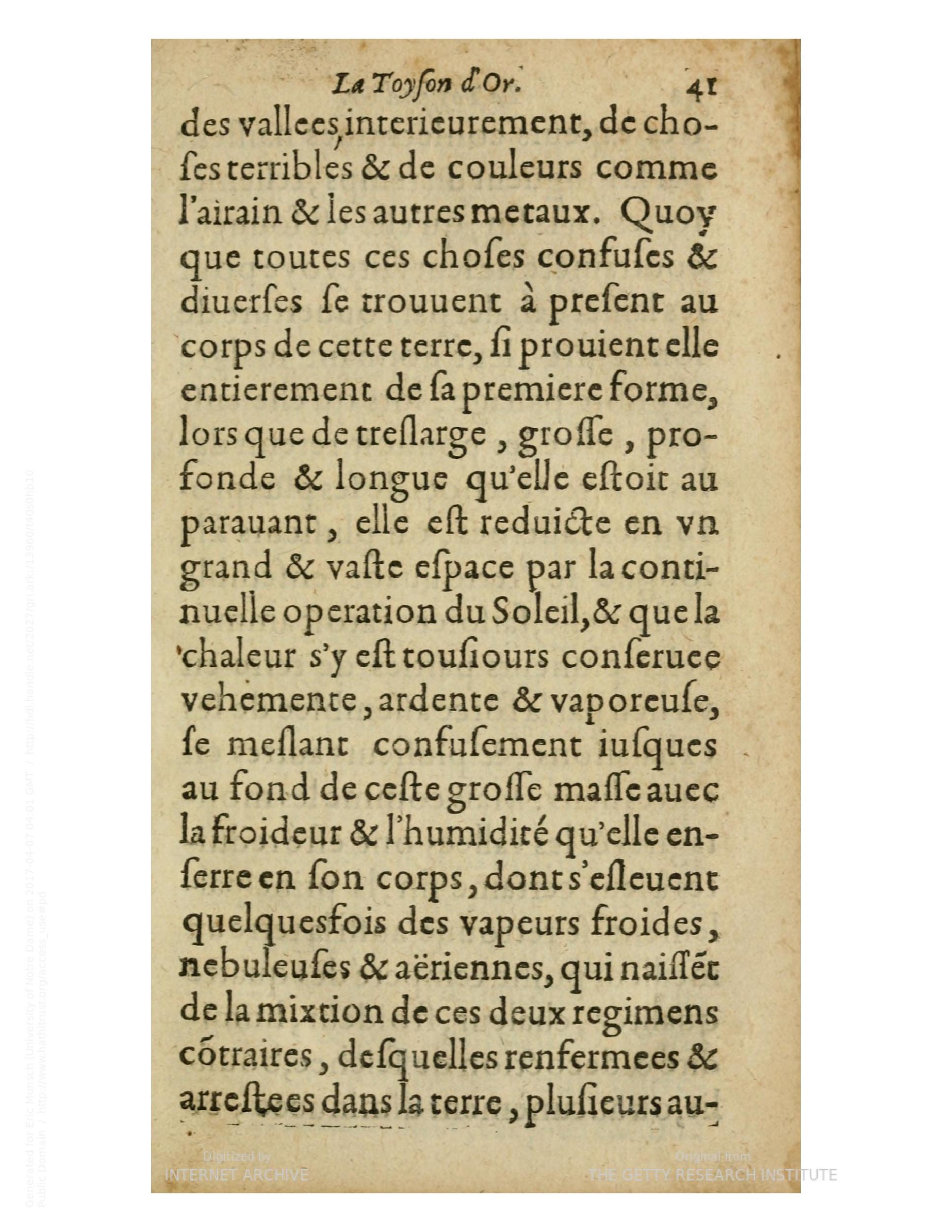 1612 - Charles Sevestre - Toison d’or ou la fleur des trésors - Getty Research Institute