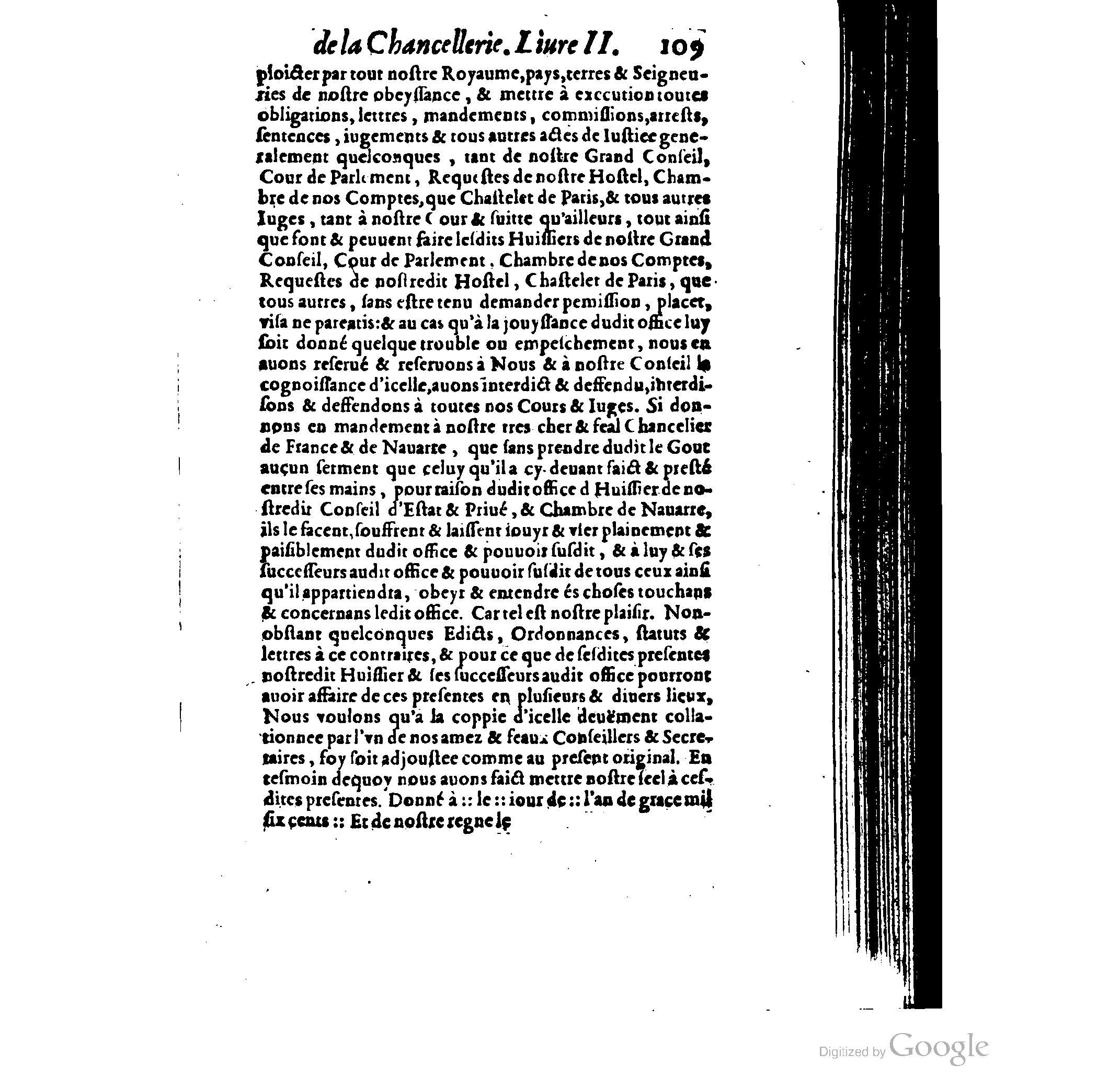 1614 - Jean Richer - Trésor du nouveau style et protocole de la chancellerie de France - BSB Munich