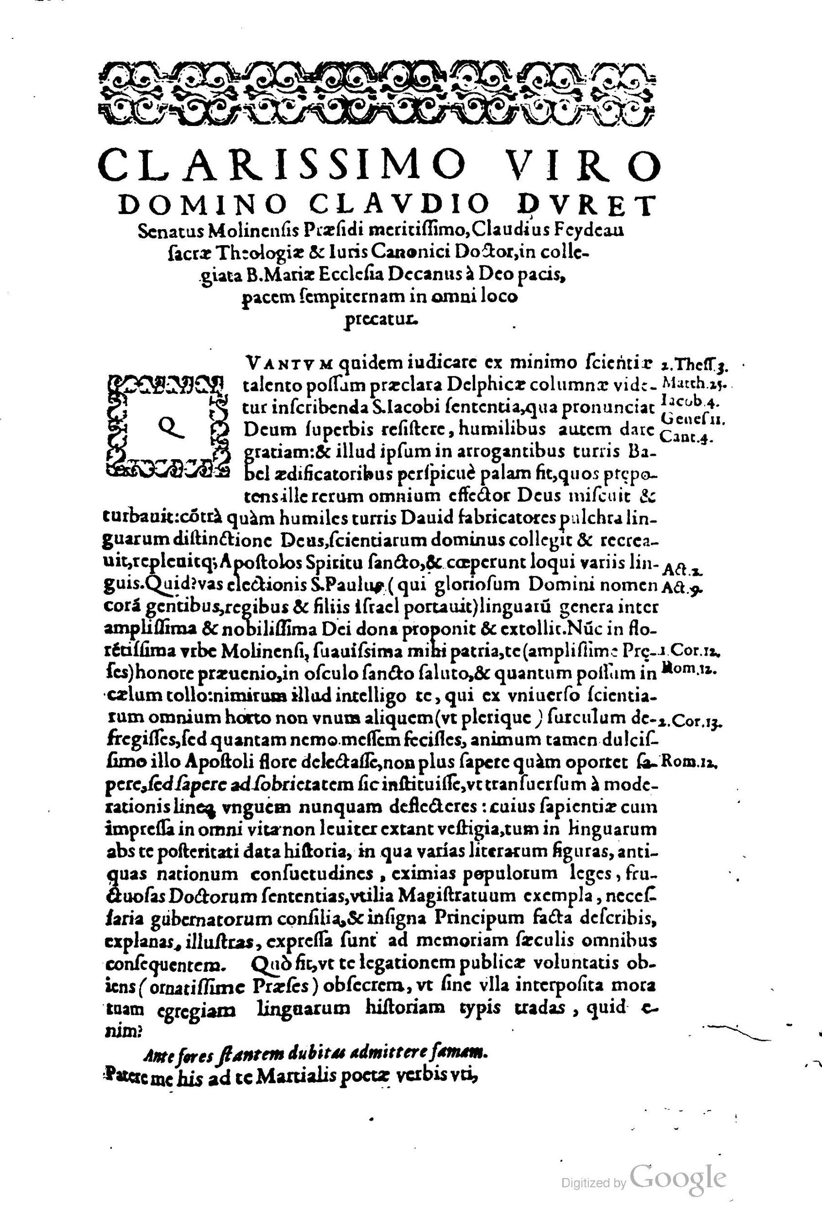 1619 - SHC - Trésor de l’histoire des langues de cet univers - BCU Lausanne