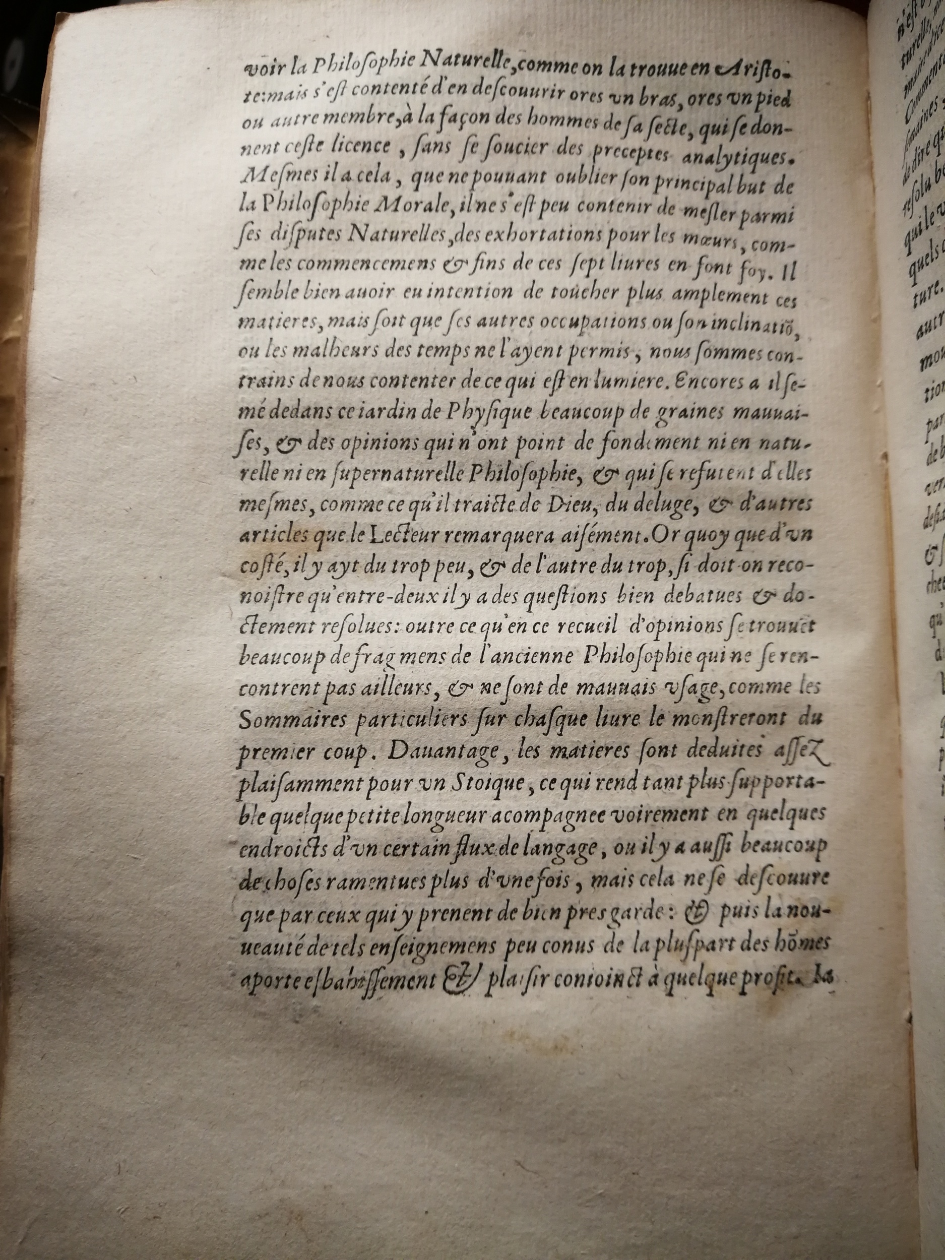 1595 - Jean Houzé - Œuvres morales et mêlées de Sénèque, Trésor de philosophie morale - T. 3 - BnF