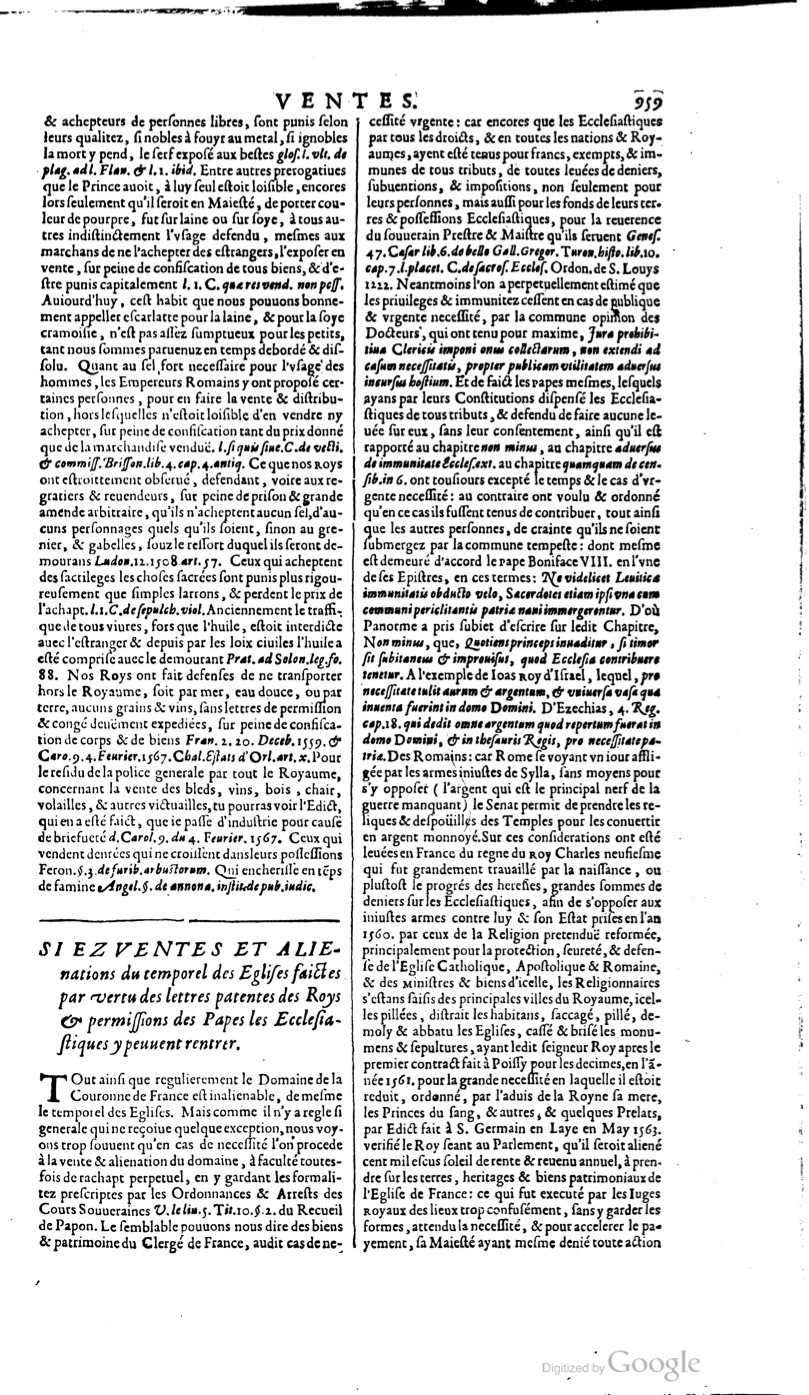 1629 - Veuve Nicolas Buon - Trésor du droit français (21754 T. 3) - BM Lyon