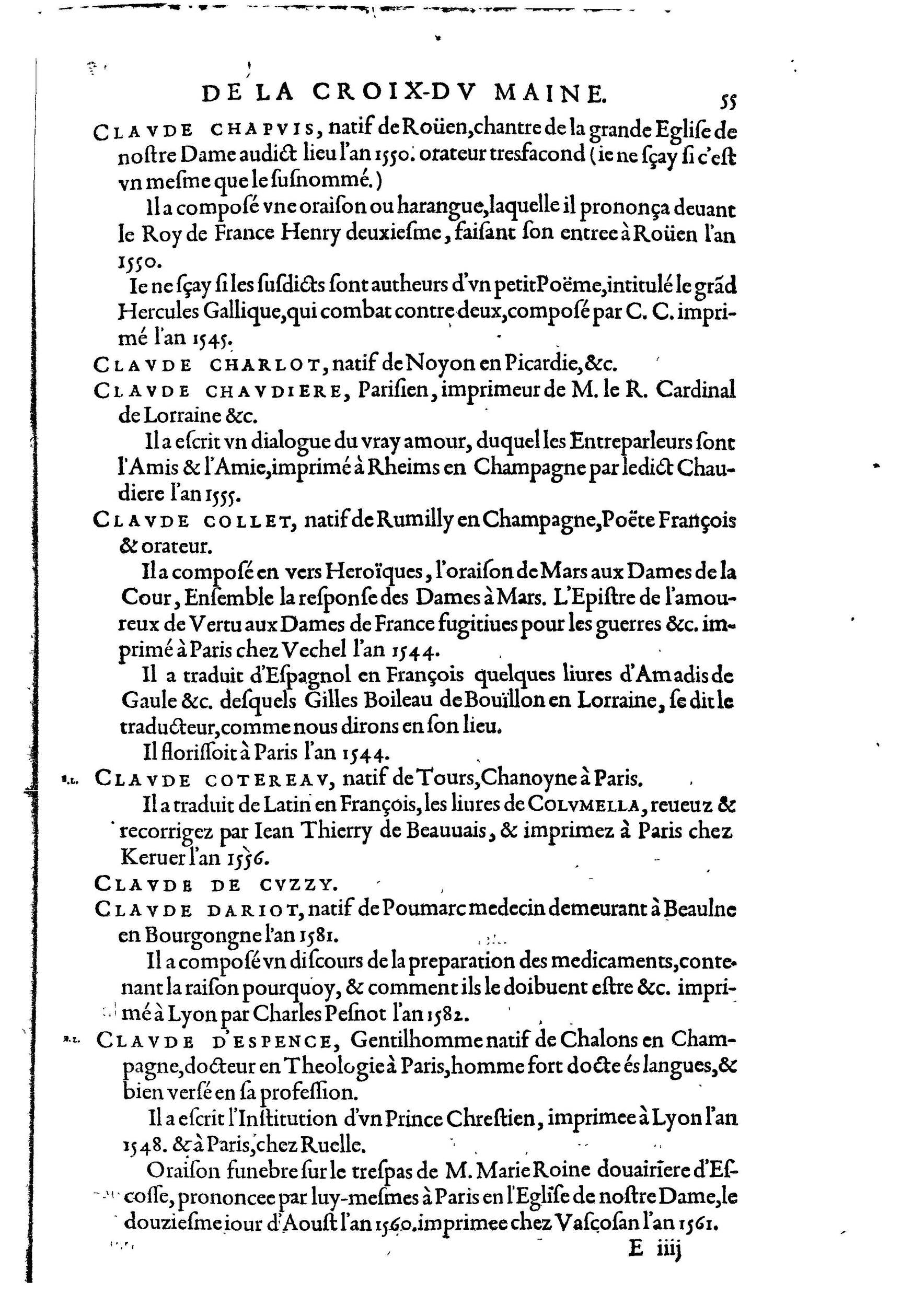 1584 - Abel L&#039;Angelier - Bibliothèques françaises - BnF