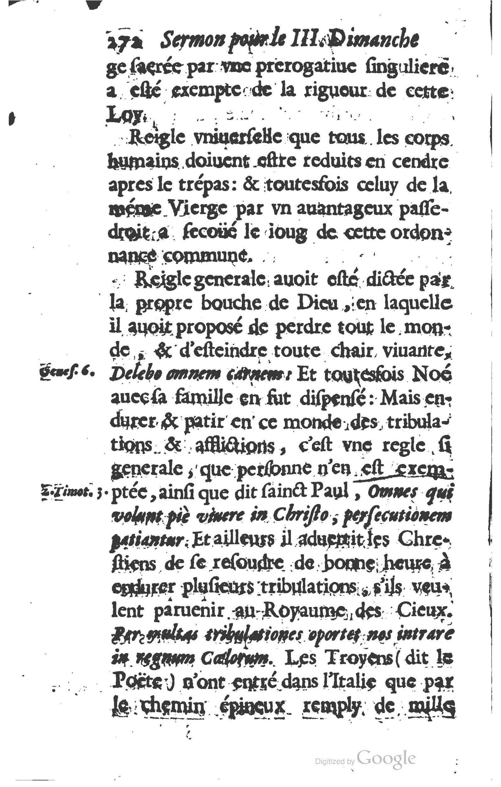 1629 - Manassés de Préaulx - Sermons ou Trésors de la piété chrétienne - BM Lyon