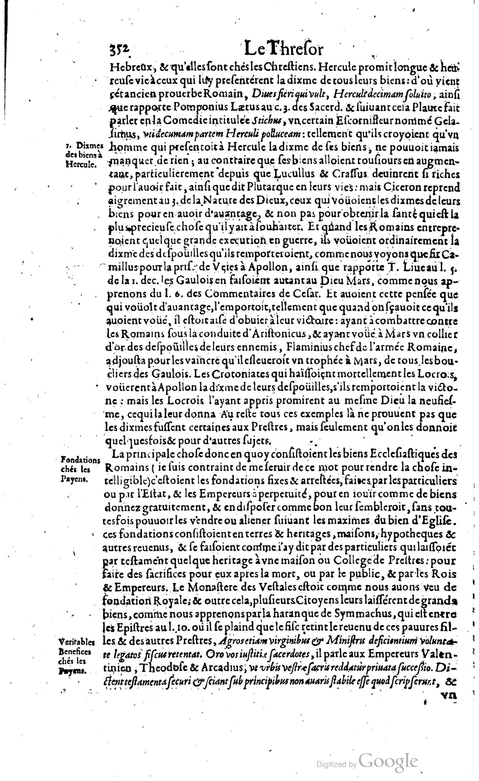 1650 - Denis Thierry - Trésor des antiquités romaines - BM Lyon