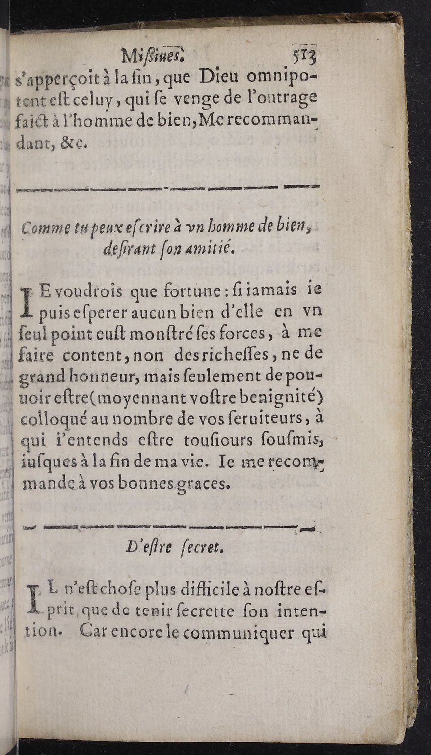 1624 - Jacques Cailloué - Secrétaire des secrétaires ou le Trésor de la plume française - BnF