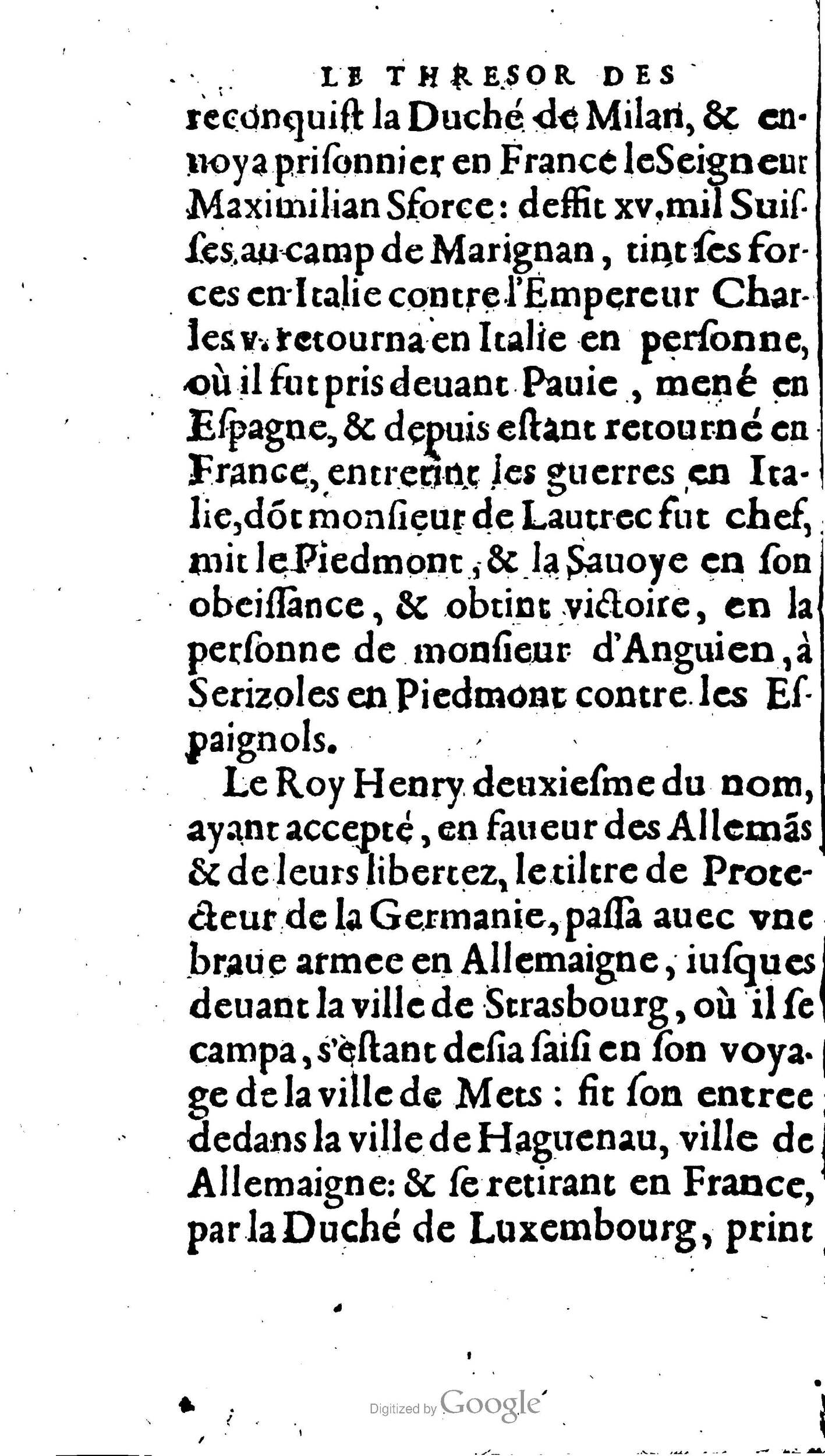 1604 - Galiot Corrozet - Trésor des histoires de France - BnF Arsenal