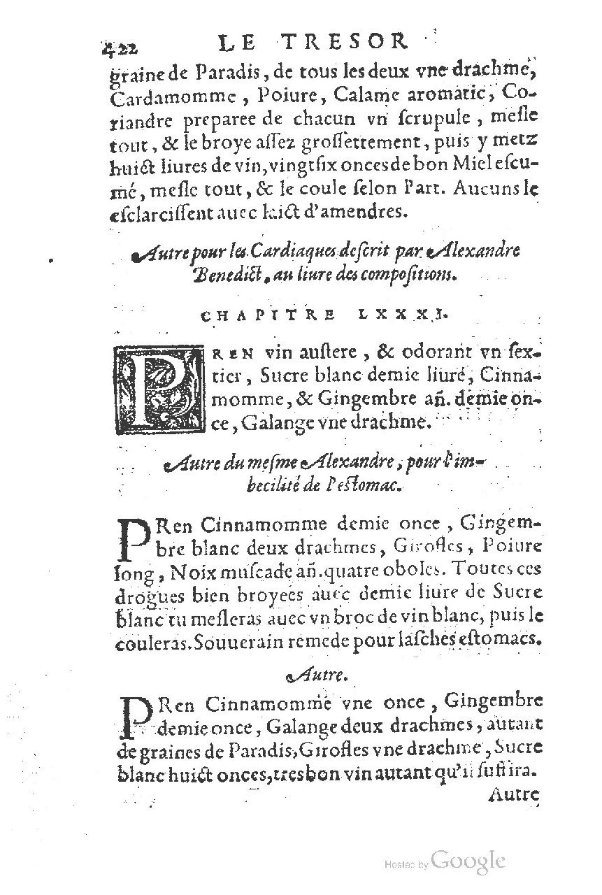 1557 - Antoine Vincent - Trésor d’Evonyme Philiatre - UC Madrid