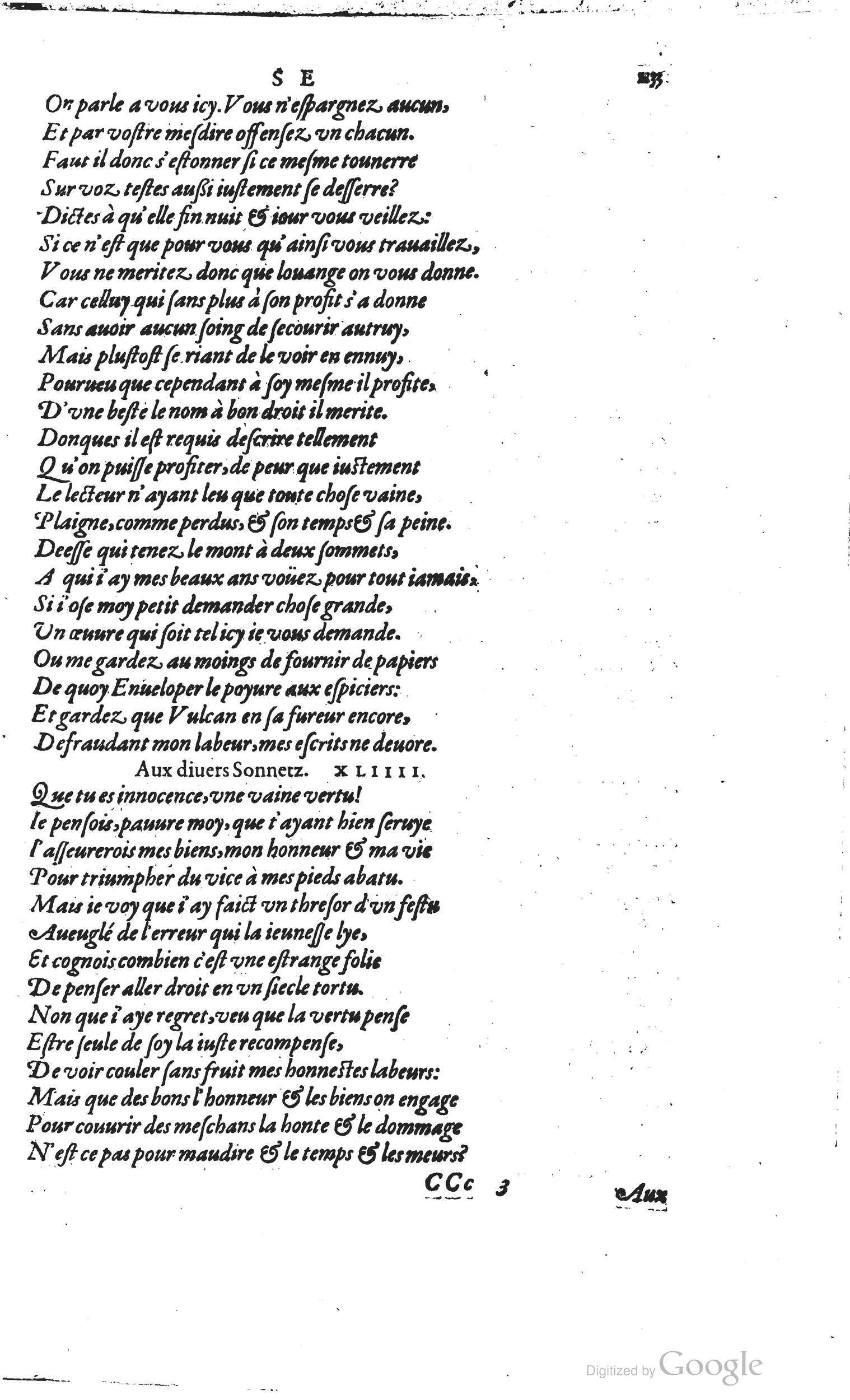 1585 - Barthélemy Honorat - Bibliothèques françaises - BSB Munich
