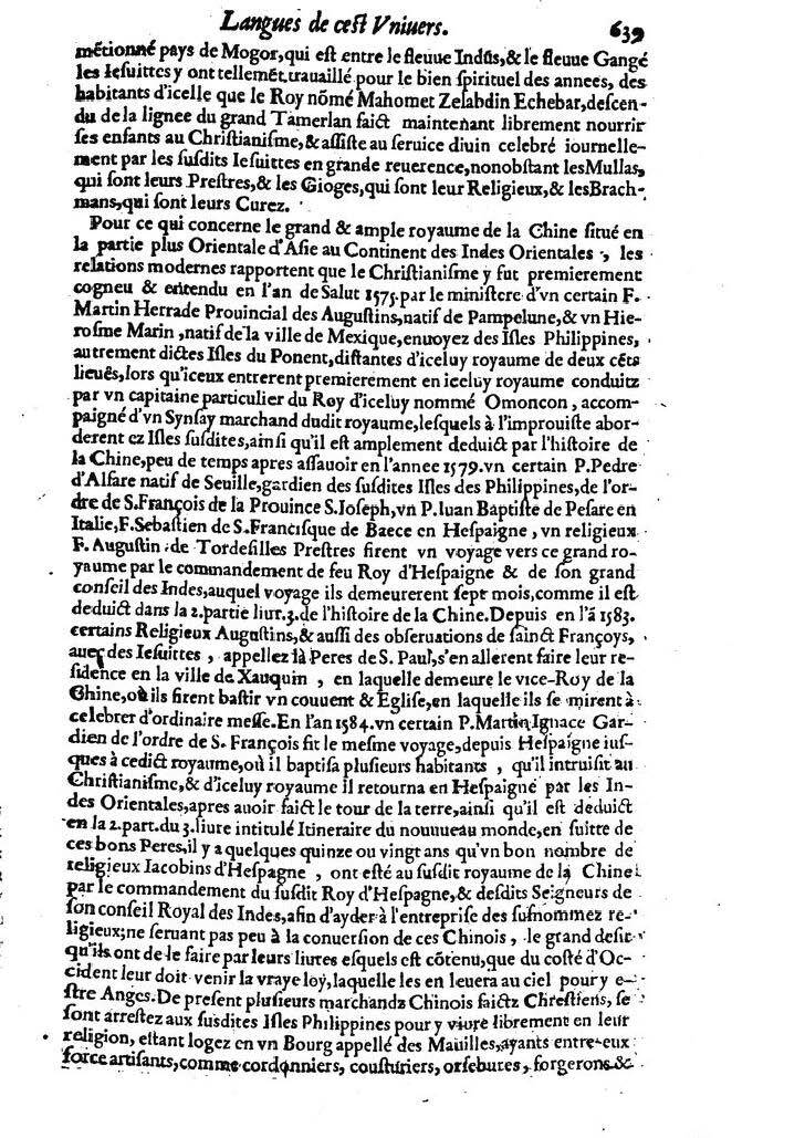 1613 - Matthieu Berjon - Trésor de l’histoire des langues de cet univers - BM Lyon