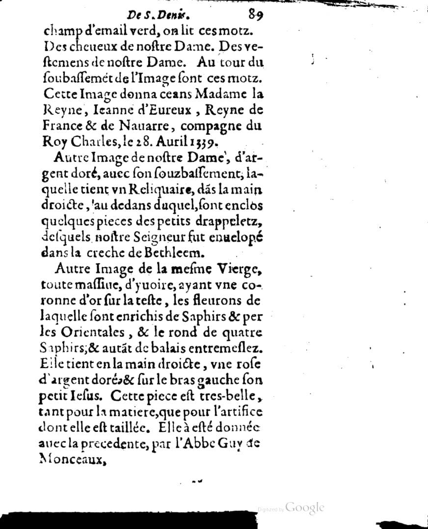 1636 - Jean Billaine - Trésor sacré ou inventaire des saintes reliques - British Library
