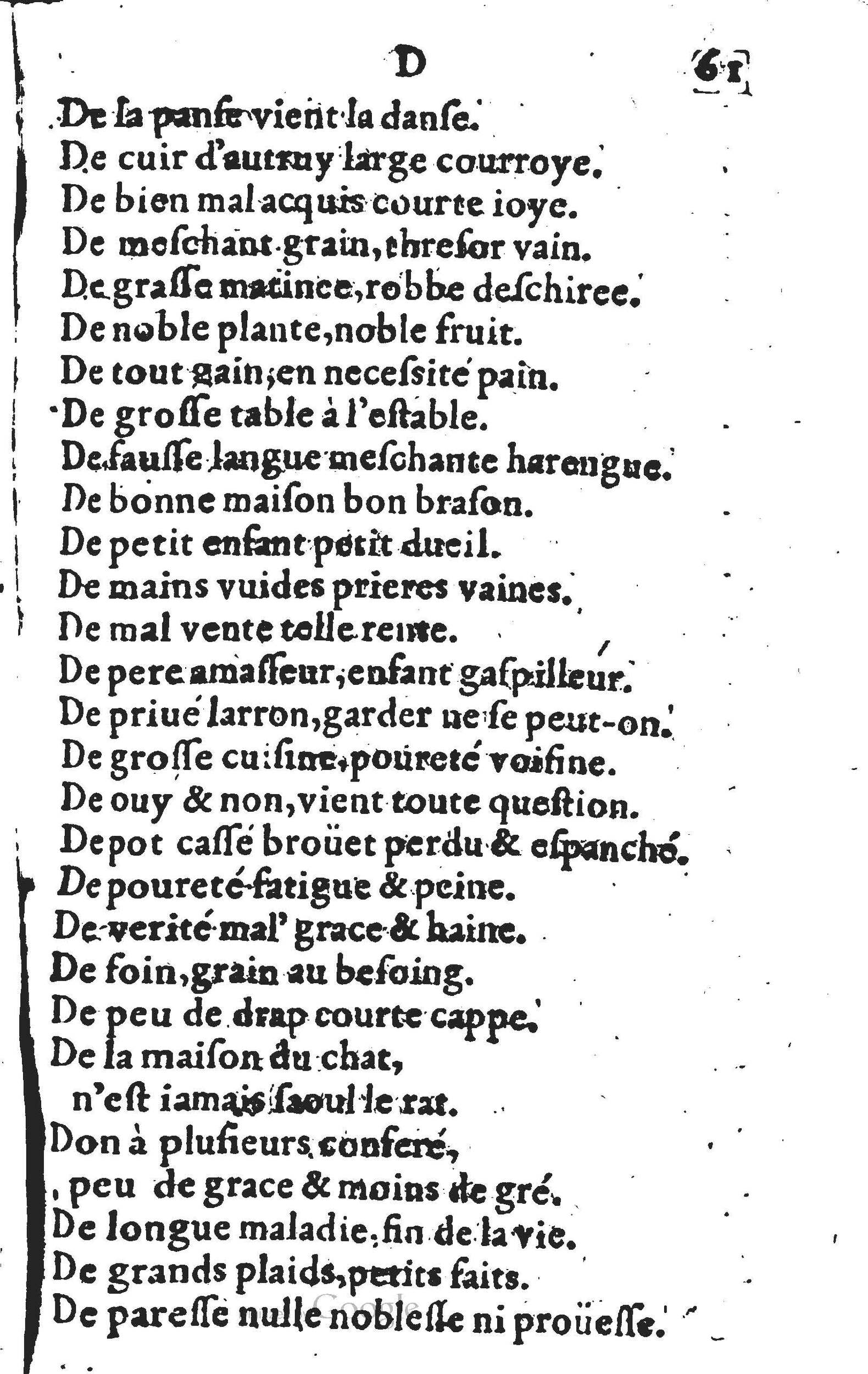 1578 - Nicolas Lescuyer - Trésor des sentences dorées - UGent