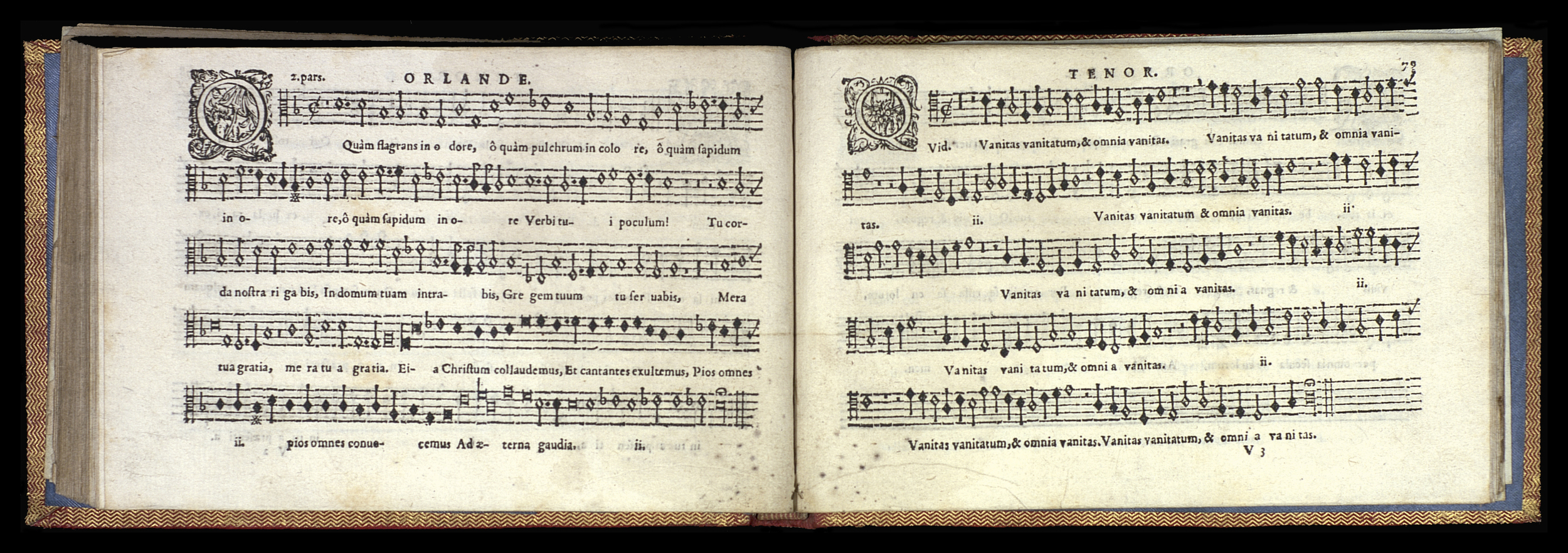 1582 - [Pierre de Saint-André] - Trésor de musique d’Orlande de Lassus Tenor - Mons