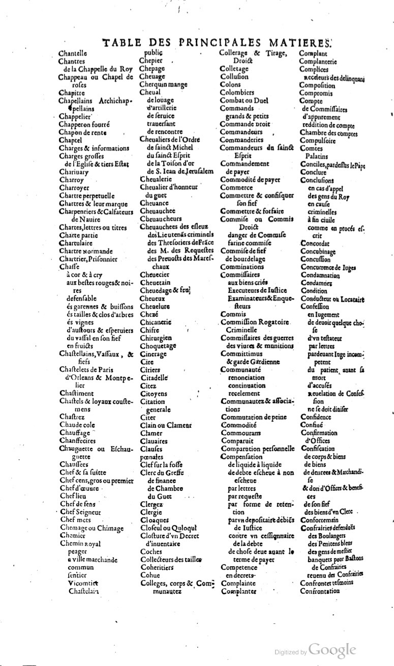 1629 - Veuve Nicolas Buon - Trésor du droit français (21754 T. 1) - BM Lyon