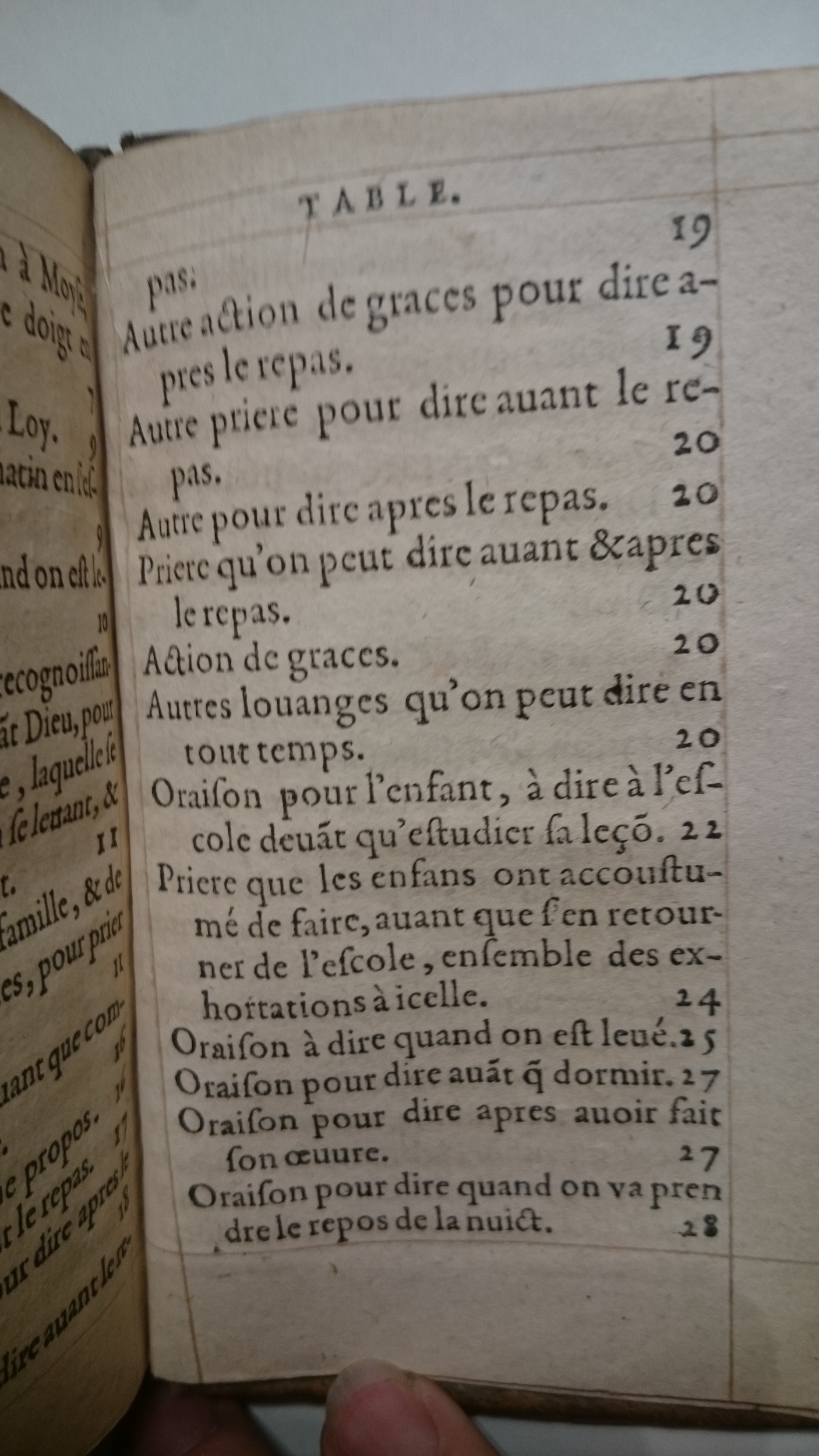 1585 - Guillaume Auvray - Trésor des prières, oraisons et instructions chrétiennes - BnF
