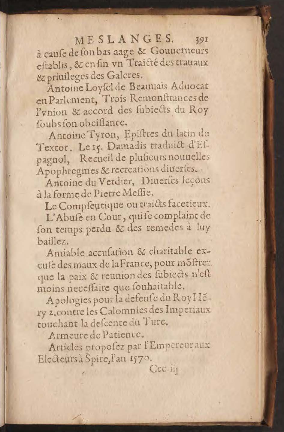 1602 - François Jacquin - Trésor des bons esprits français - BnF Arsenal