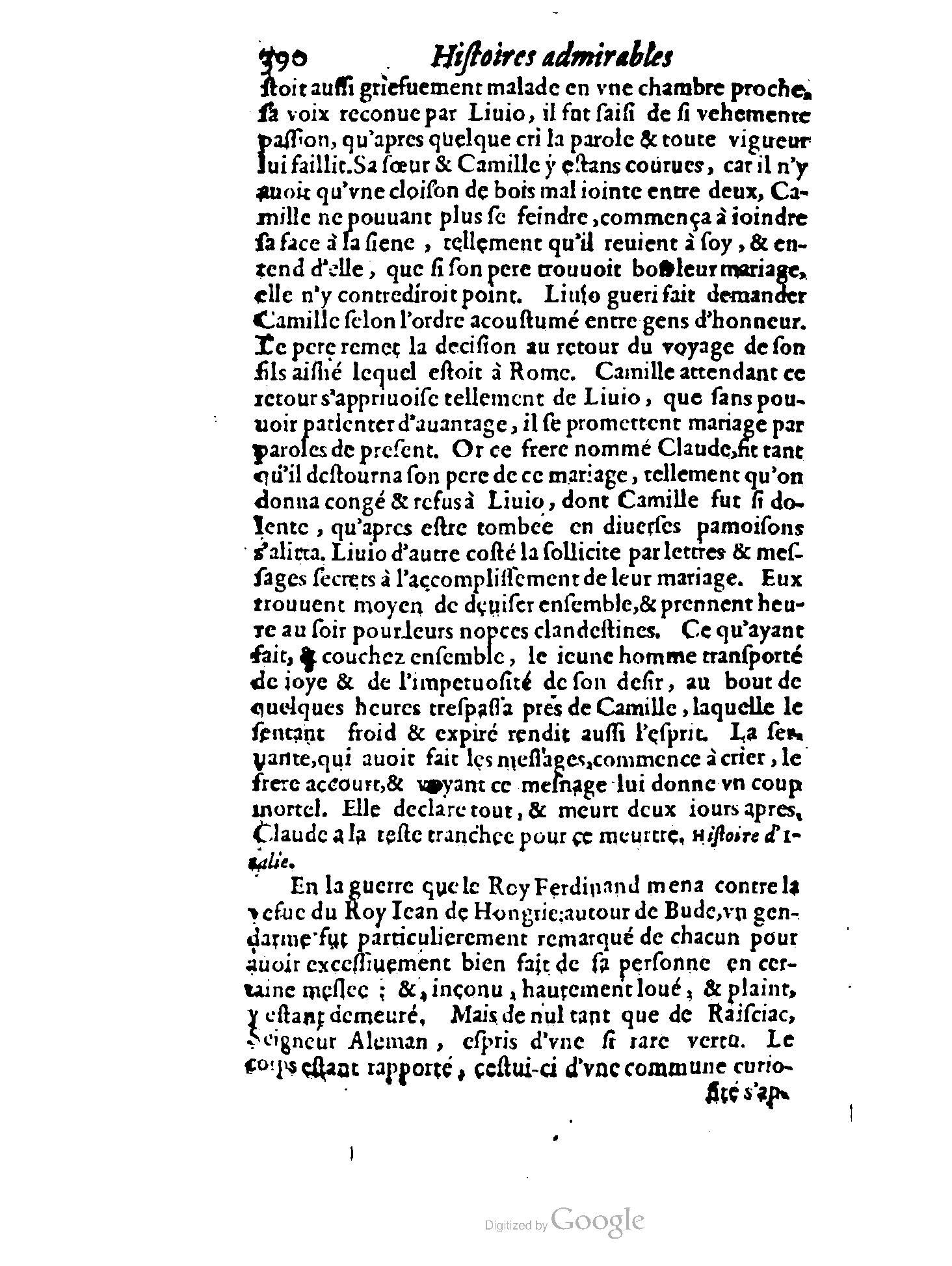 1620 - Samuel Crespin - Trésor d’histoires admirables et mémorables - BCU Lausanne