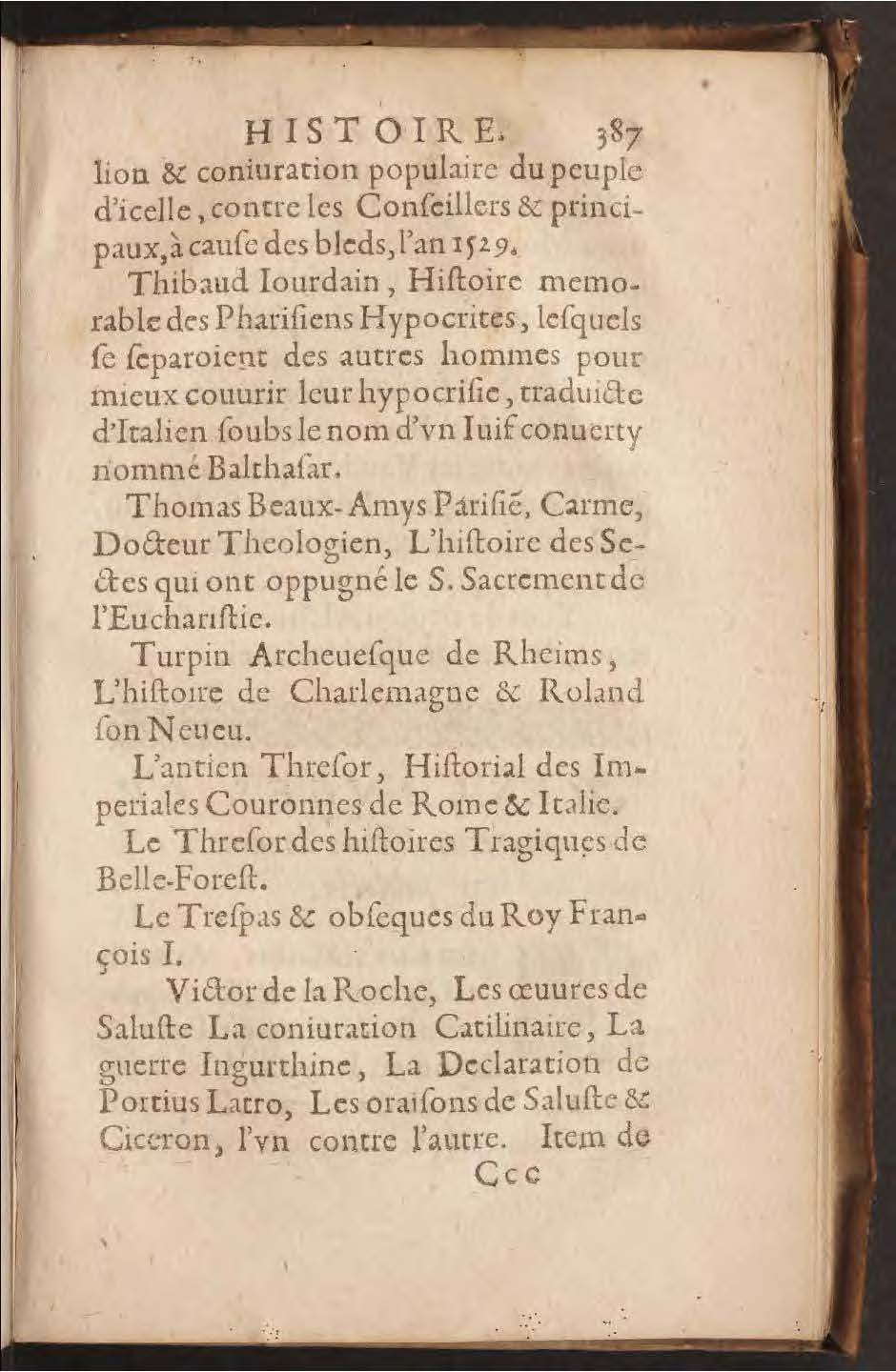 1602 - François Jacquin - Trésor des bons esprits français - BnF Arsenal