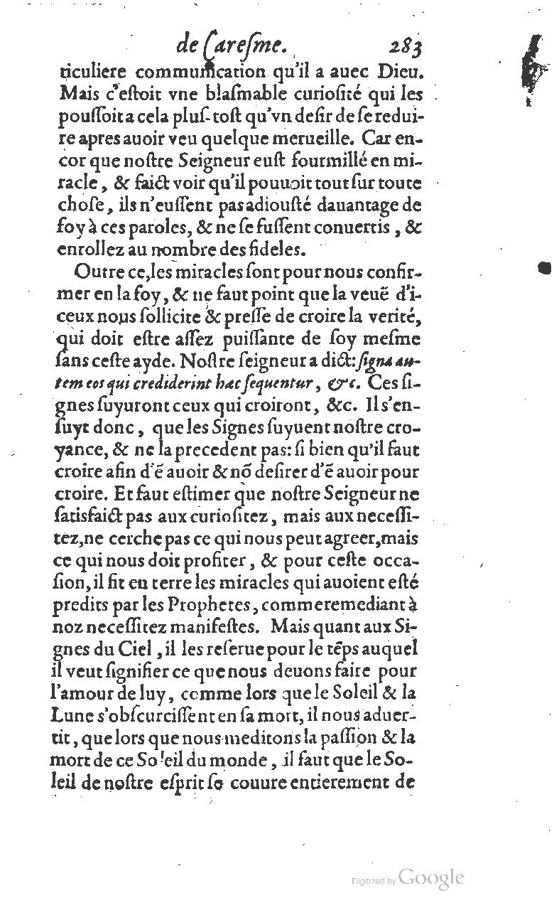 1607 - Nicolas Du Fossé - Trésor quadragésimal - T 01 - BM Lyon