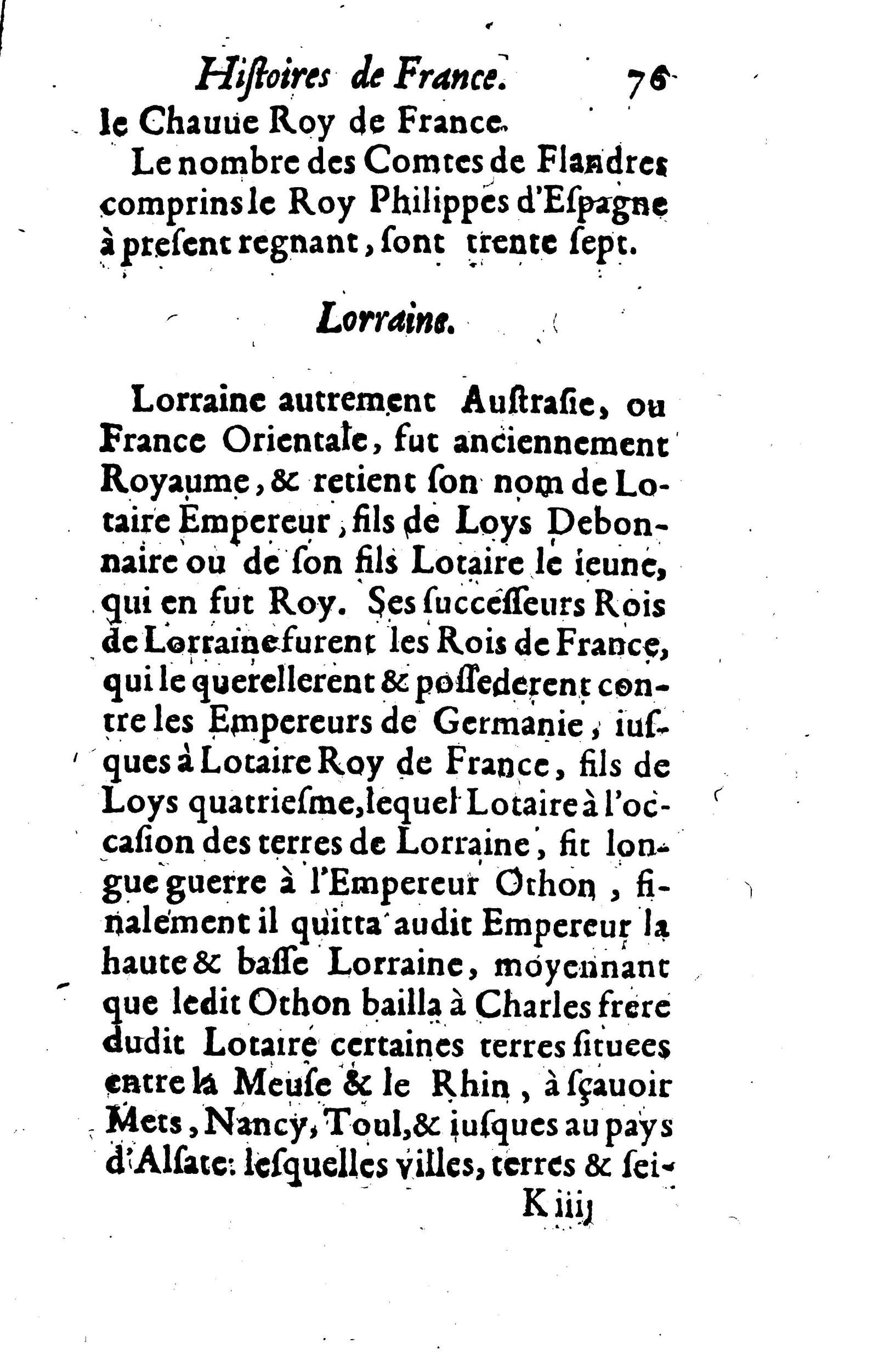 1617 - Jean Corrozet - Trésor des histoires de France - BM Lyon