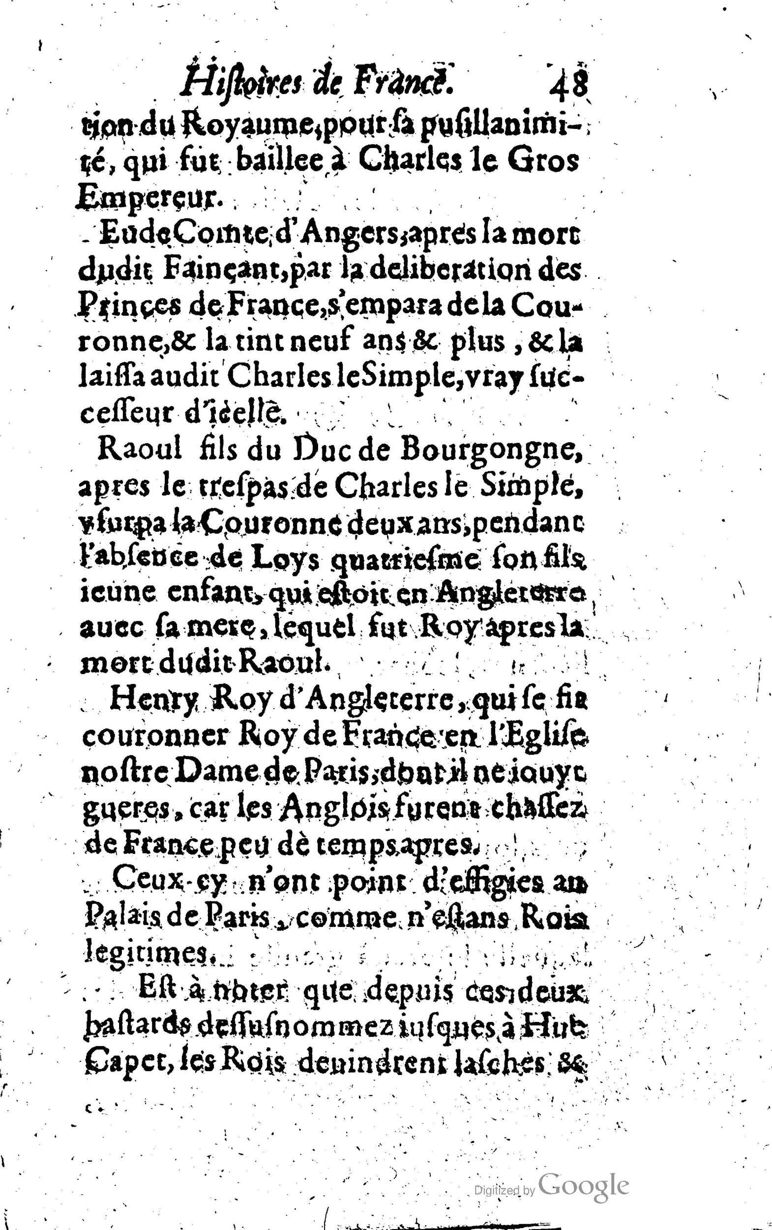 1619 - Jean Corrozet - Trésor des histoires de France - Anvers Musée Plantin-Moretus