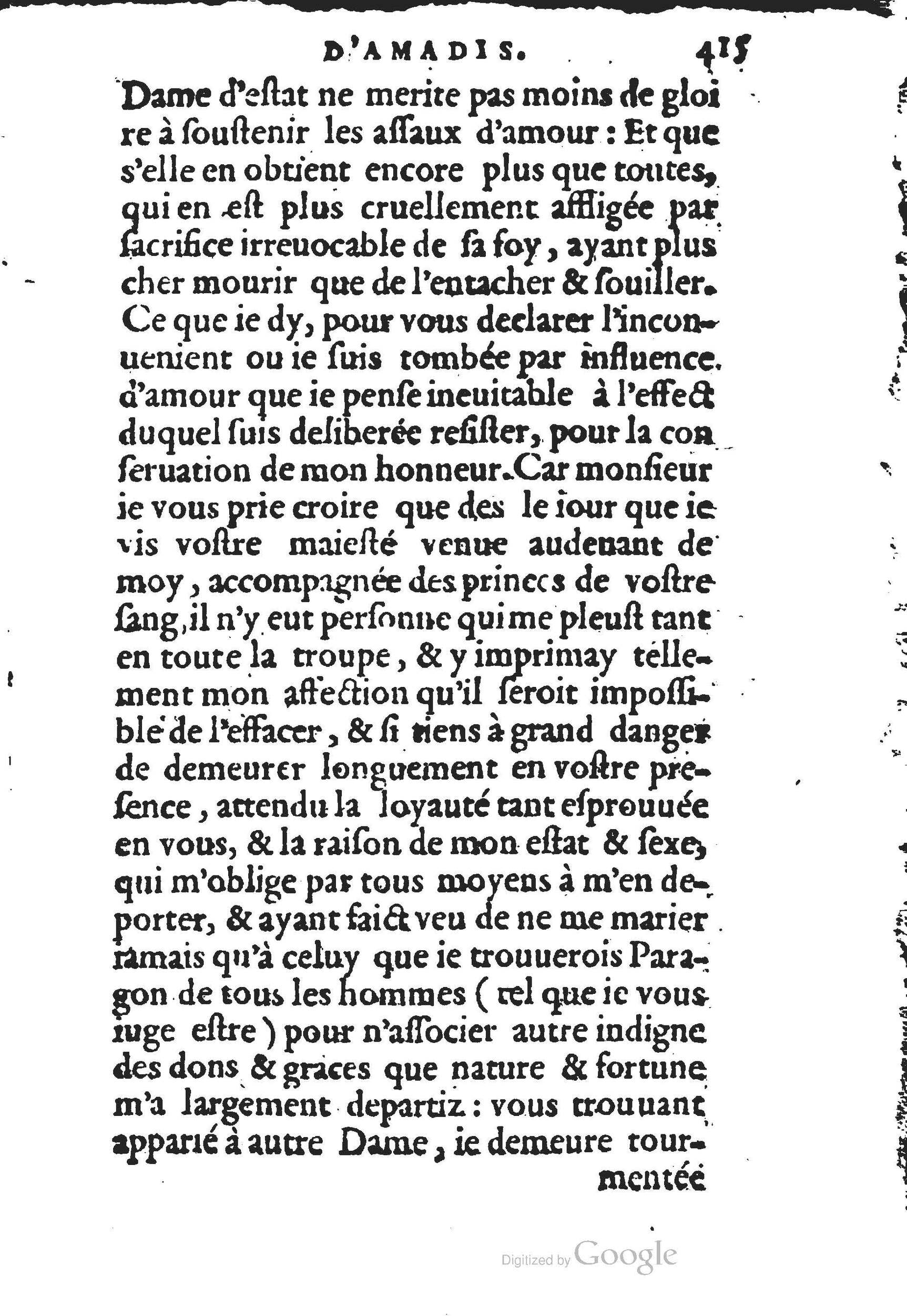 1560 - Jean d’Ogerolles et Gabriel Cotier Lyon - Trésor des Amadis - BSB Munich