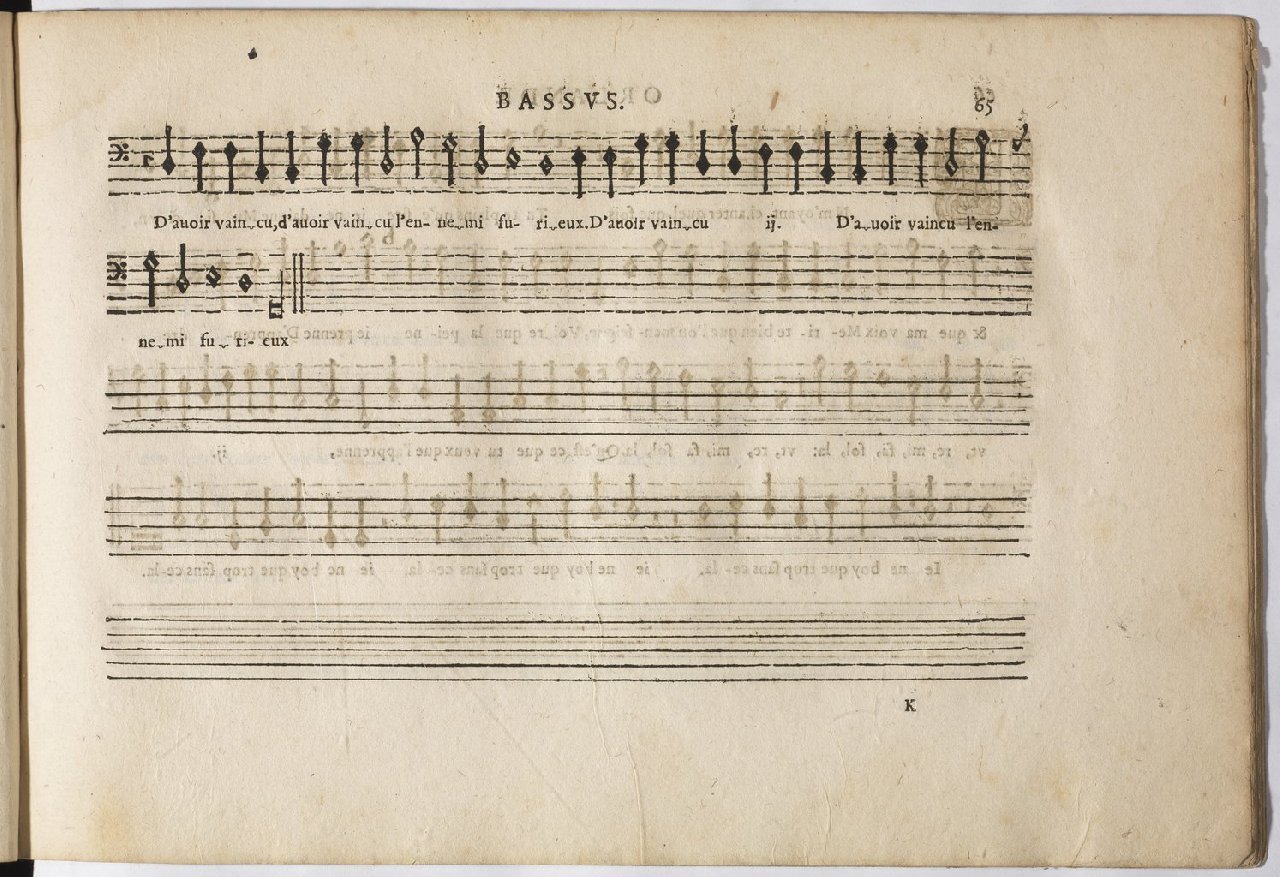 1594 - Paul Marceau - Trésor de musique d&#039;Orlande de Lassus, Superius, Bassus, Tenor, Quinta pars - BnF