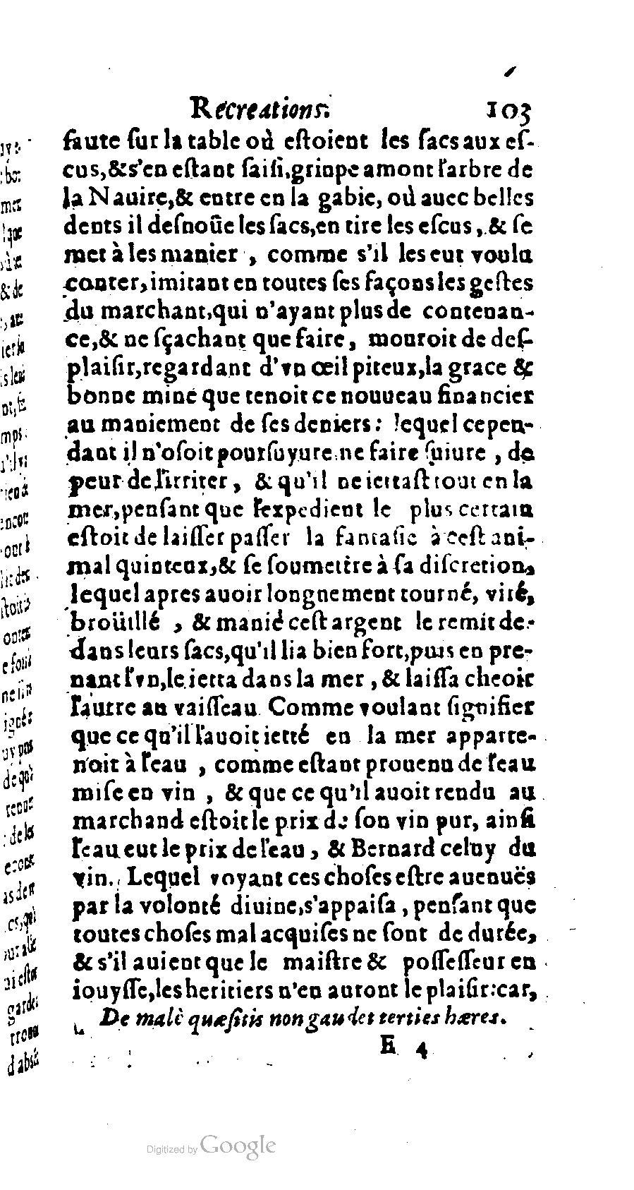 1611 - Romain de Beauvais - Trésor des récréations - BM Lyon 1611 - Romain de Beauvais - Trésor des récréations - BM Lyon