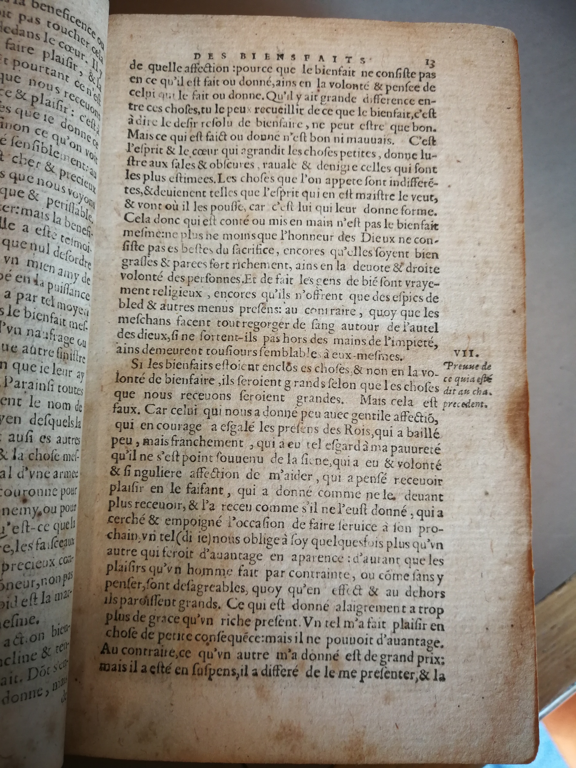1606 - Jean Arnaud - Œuvres morales et mêlées de Sénèque, Trésor de philosophie morale - BM Marseille