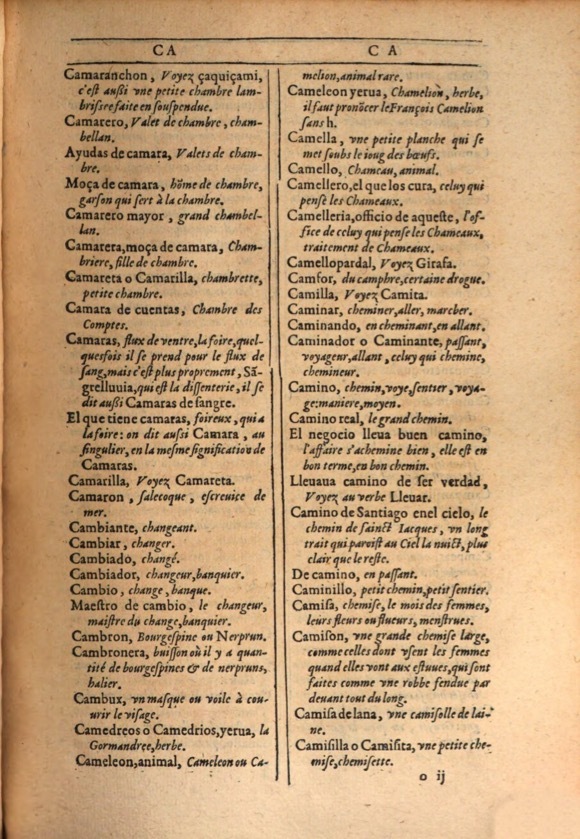 1607 - Marc Orry - Trésor des deux langues espagnole et française (Première et Seconde parties) - ÖNB Wien