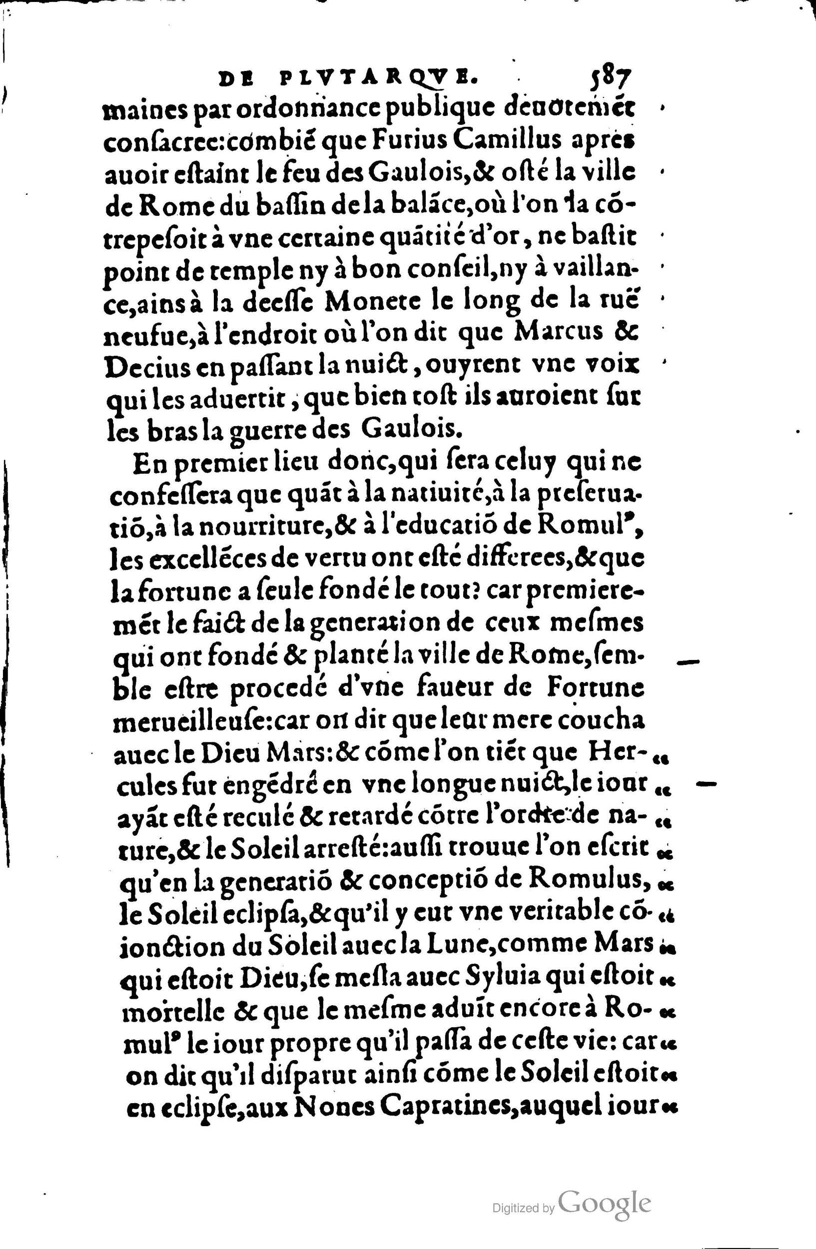 1578 - Jean Poupy - Trésor des morales de Plutarque - BSB Munich