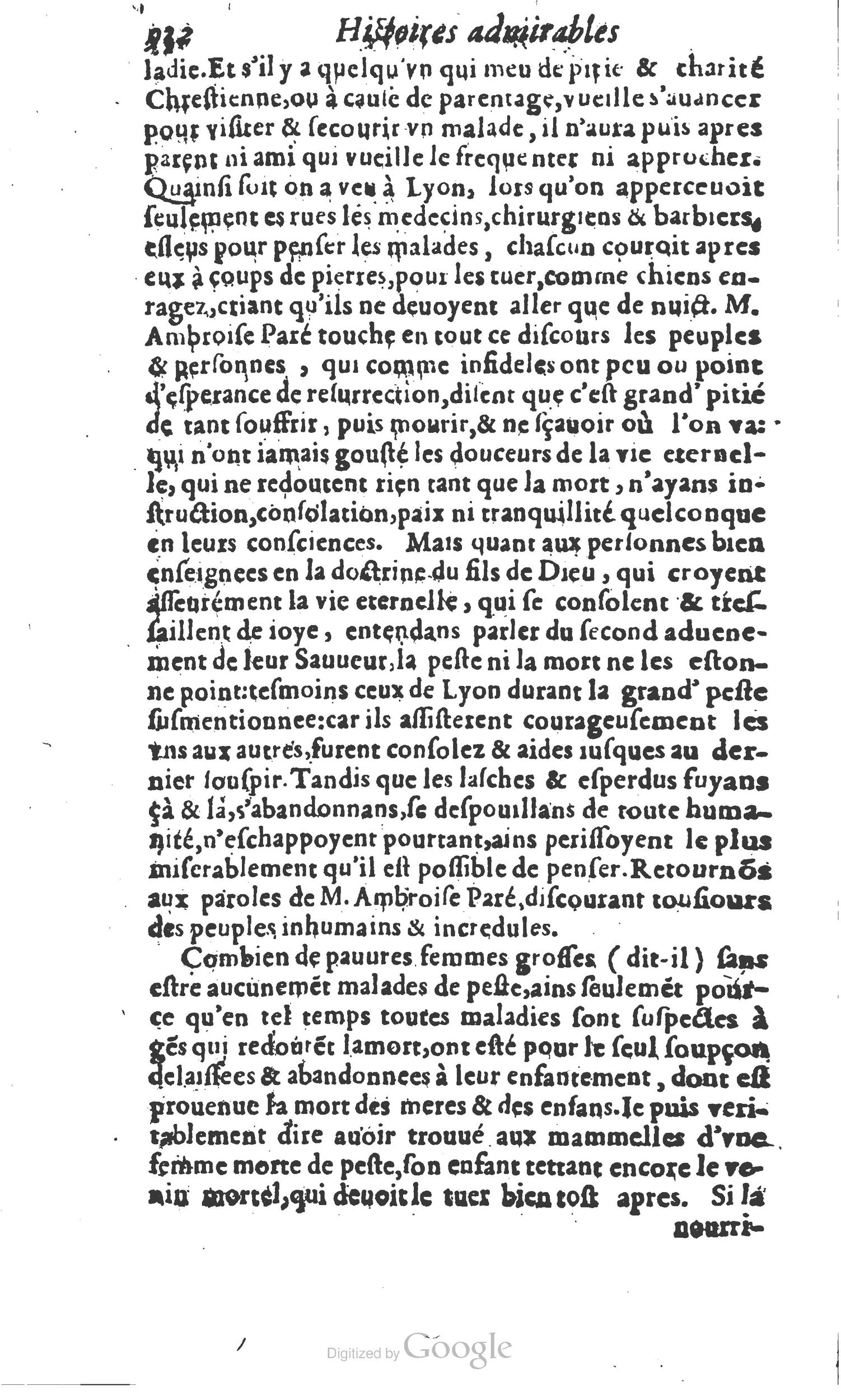 1610 - Paul Marceau - Trésor d’histoires admirables et mémorables - Princeton